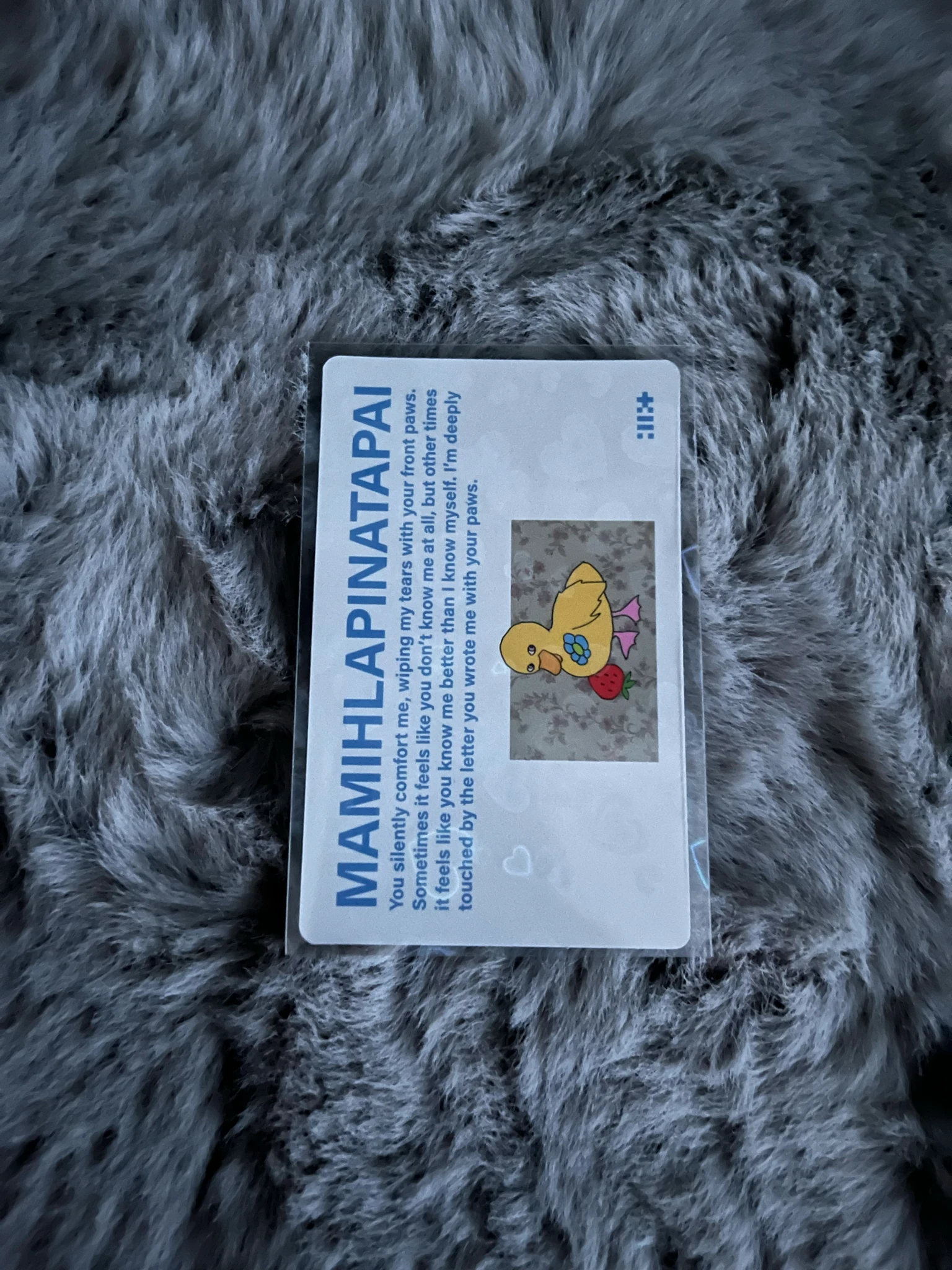 ILLIT Minju ILLIT - Minju - MAMIHLAPINATAPAI Album paw paw version album photocard listing photo 2