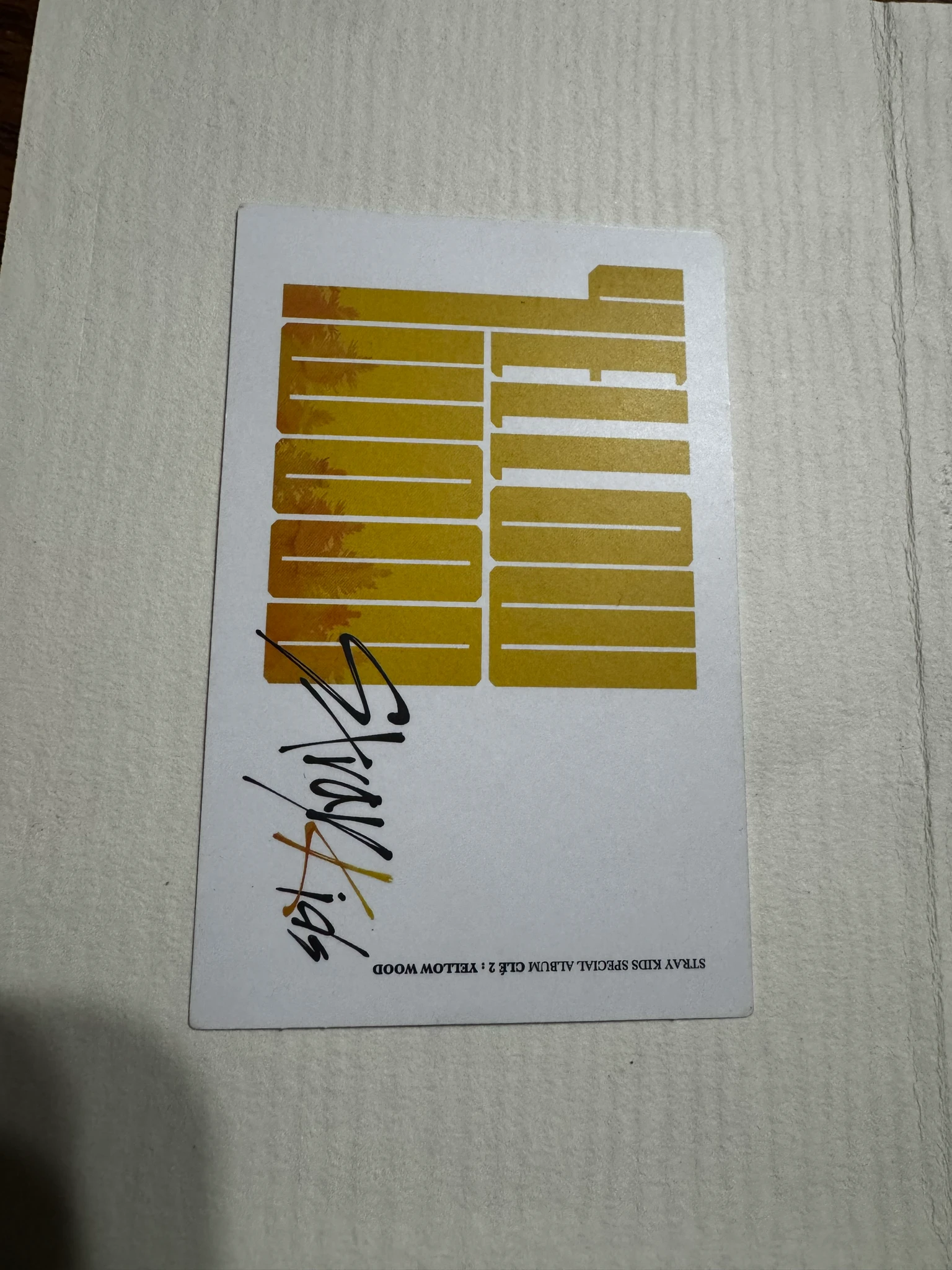Stray Kids Stray Kids - Lee Know & HAN - Clé 2: Yellow Wood Album album photocard limited version listing photo 2