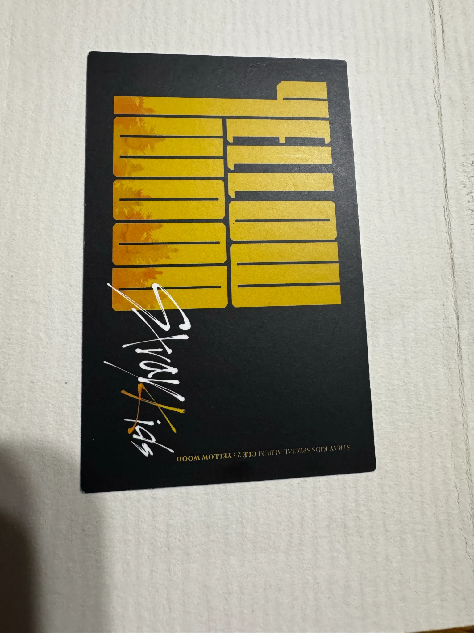 Stray Kids Stray Kids - Lee Know & Han - Clé 2: Yellow Wood Album album photocard unit limited ver. listing photo 2