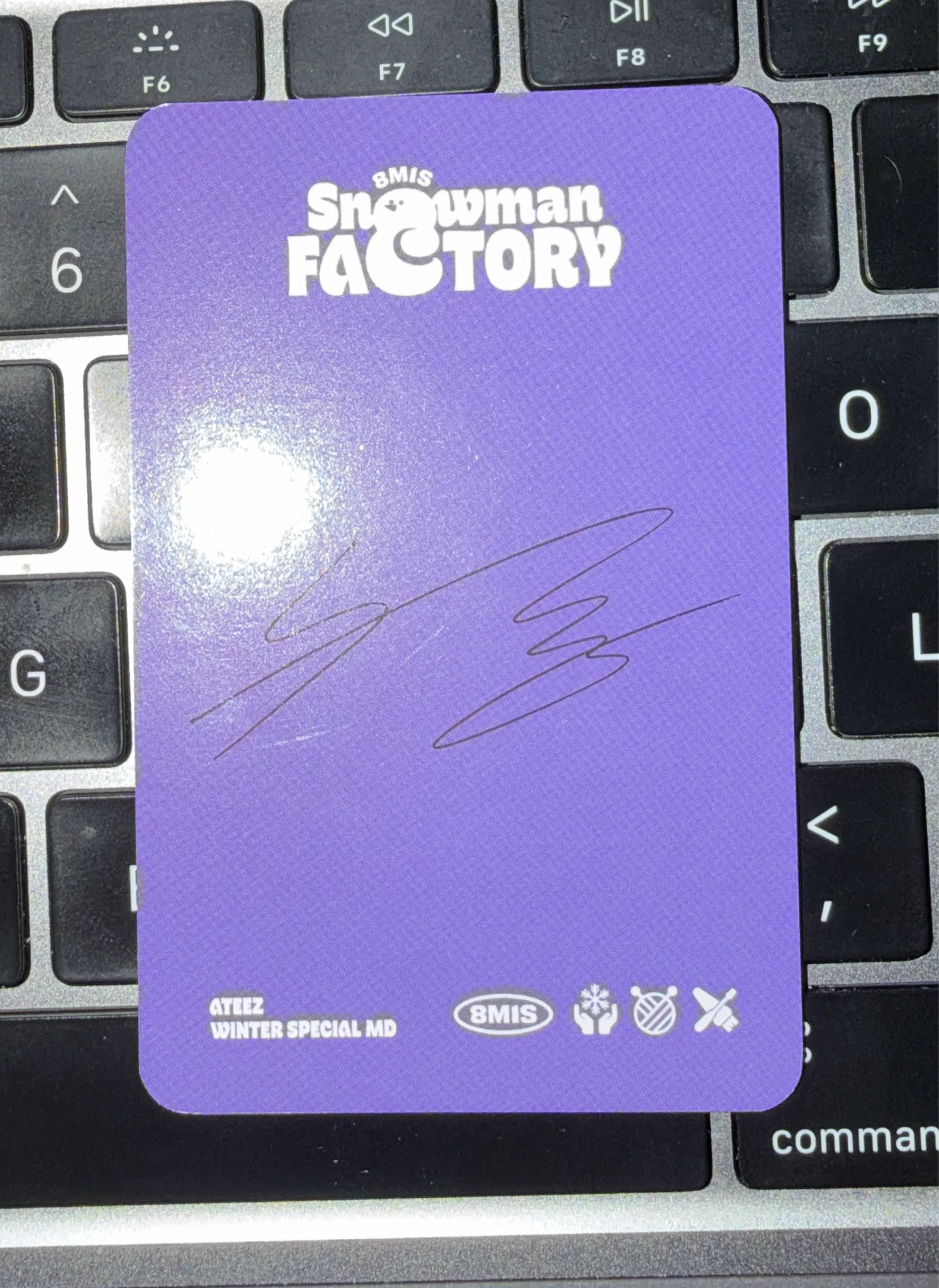 ATEEZ Mingi ATEEZ - Mingi - 8M1S Snowman Factory Other signed version listing photo 2