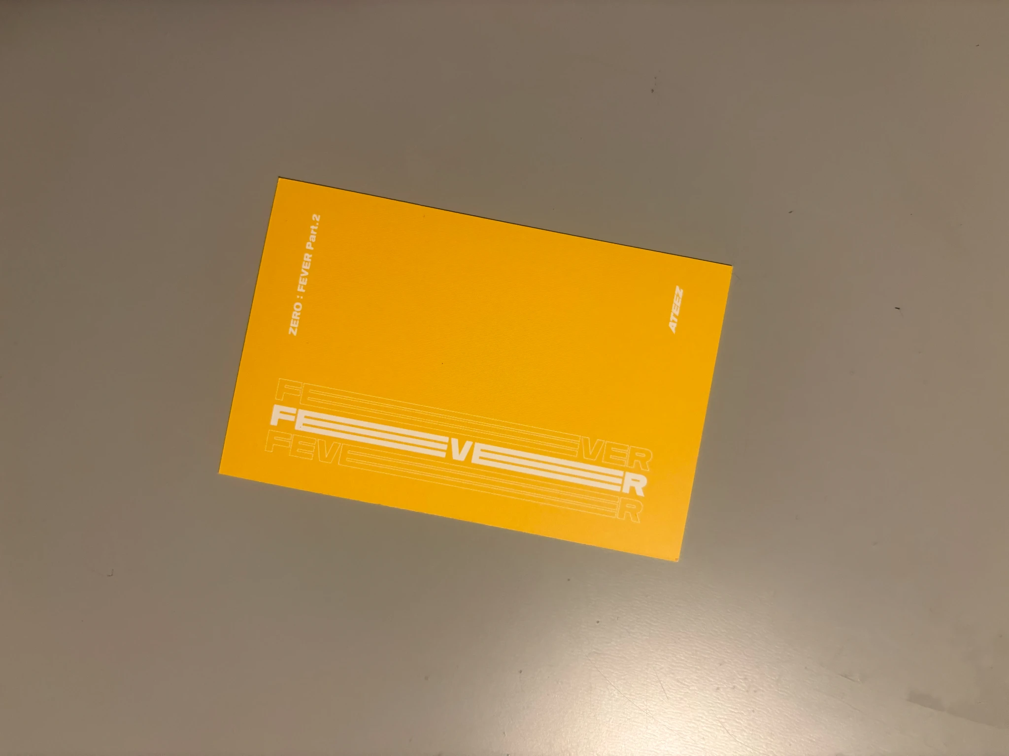 ATEEZ Hongjoong ATEEZ - Hongjoong - ZERO : FEVER Part.2 Album album photocard image card Platform Diary ver. listing photo 2