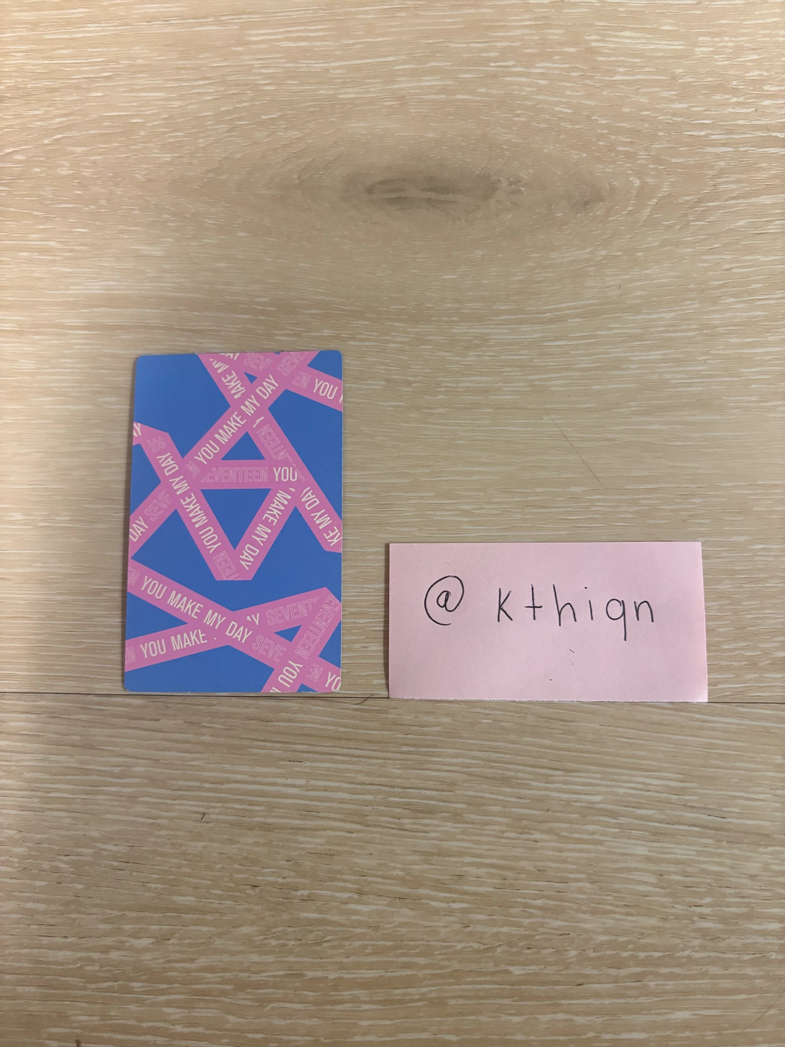 SEVENTEEN Jeonghan SEVENTEEN - Jeonghan - You Make My Day Album album photocard ribbon back set the sun version listing photo 2