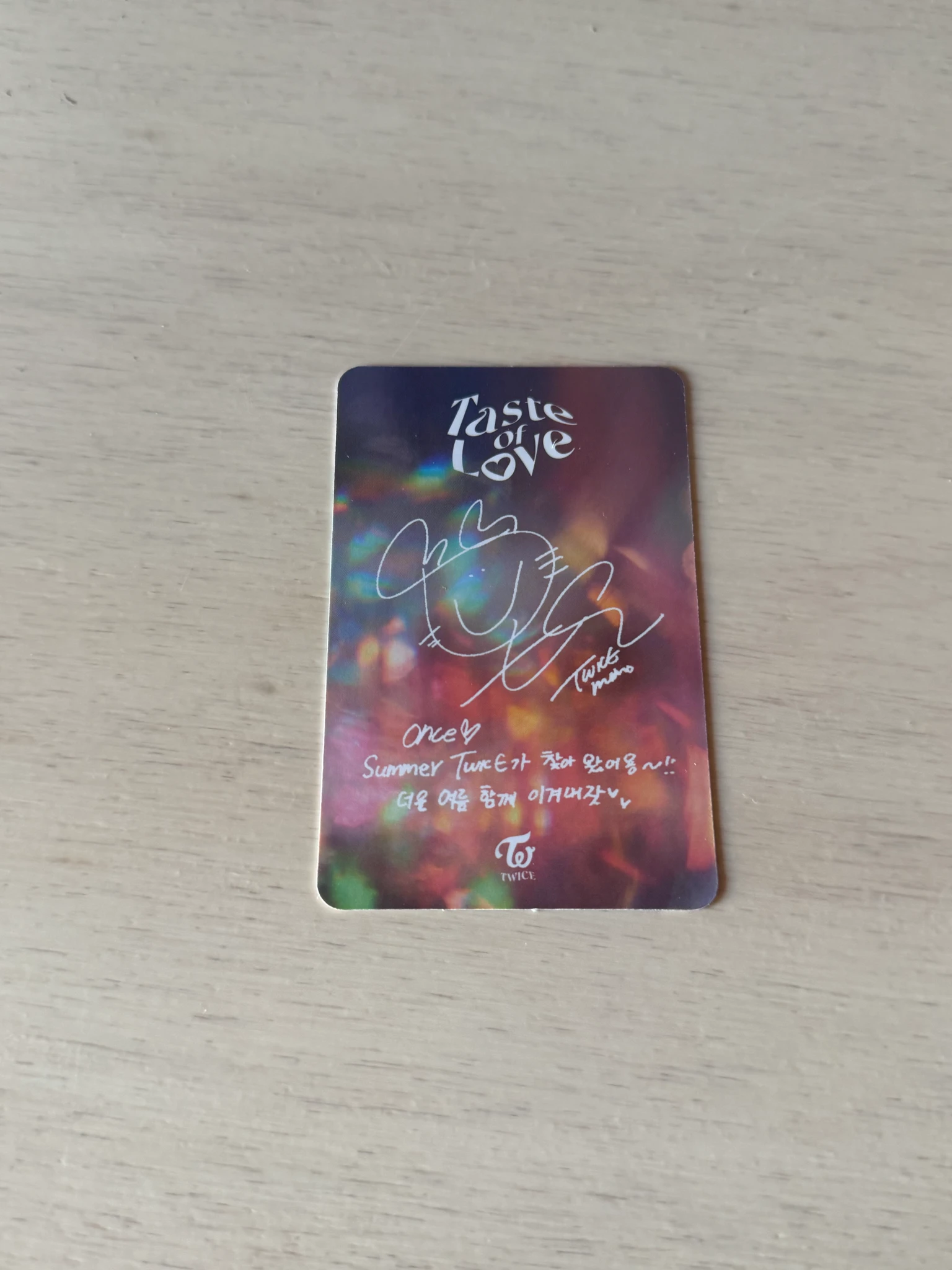 TWICE Momo TWICE - Momo - Taste of Love Album album photocard listing photo 2