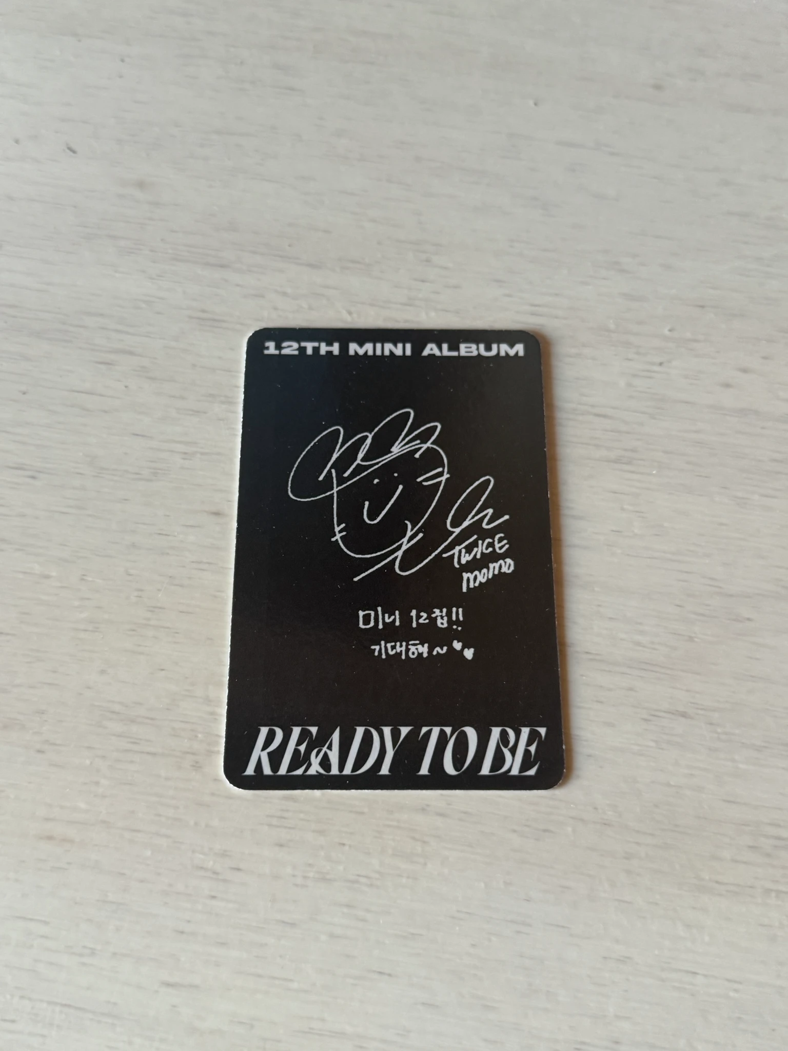 TWICE Momo TWICE-Momo-Album-READY TO BE listing photo 2