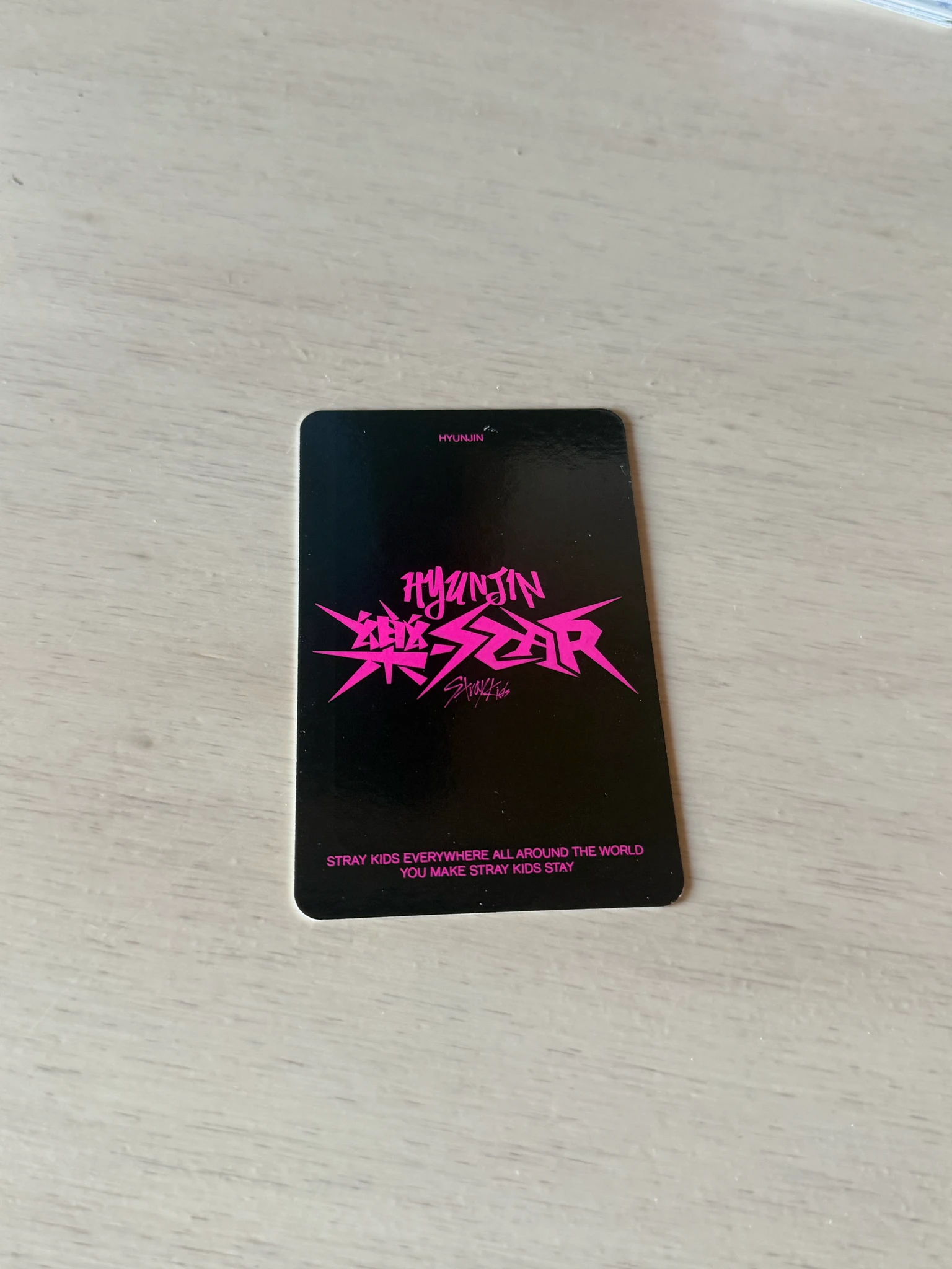 Stray Kids Hyunjin Stray Kids - Hyunjin - Rock-Star Album album photocard postcard version listing photo 2