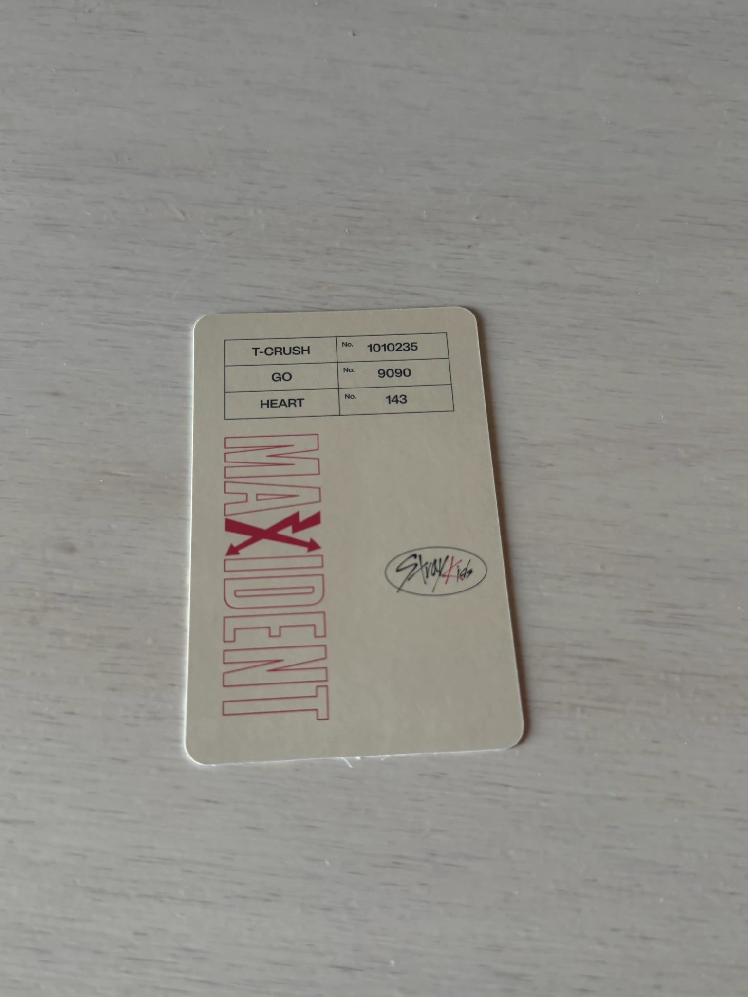 Stray Kids I.N Stray Kids - I.N - Maxident Album album photocard case ver. listing photo 2
