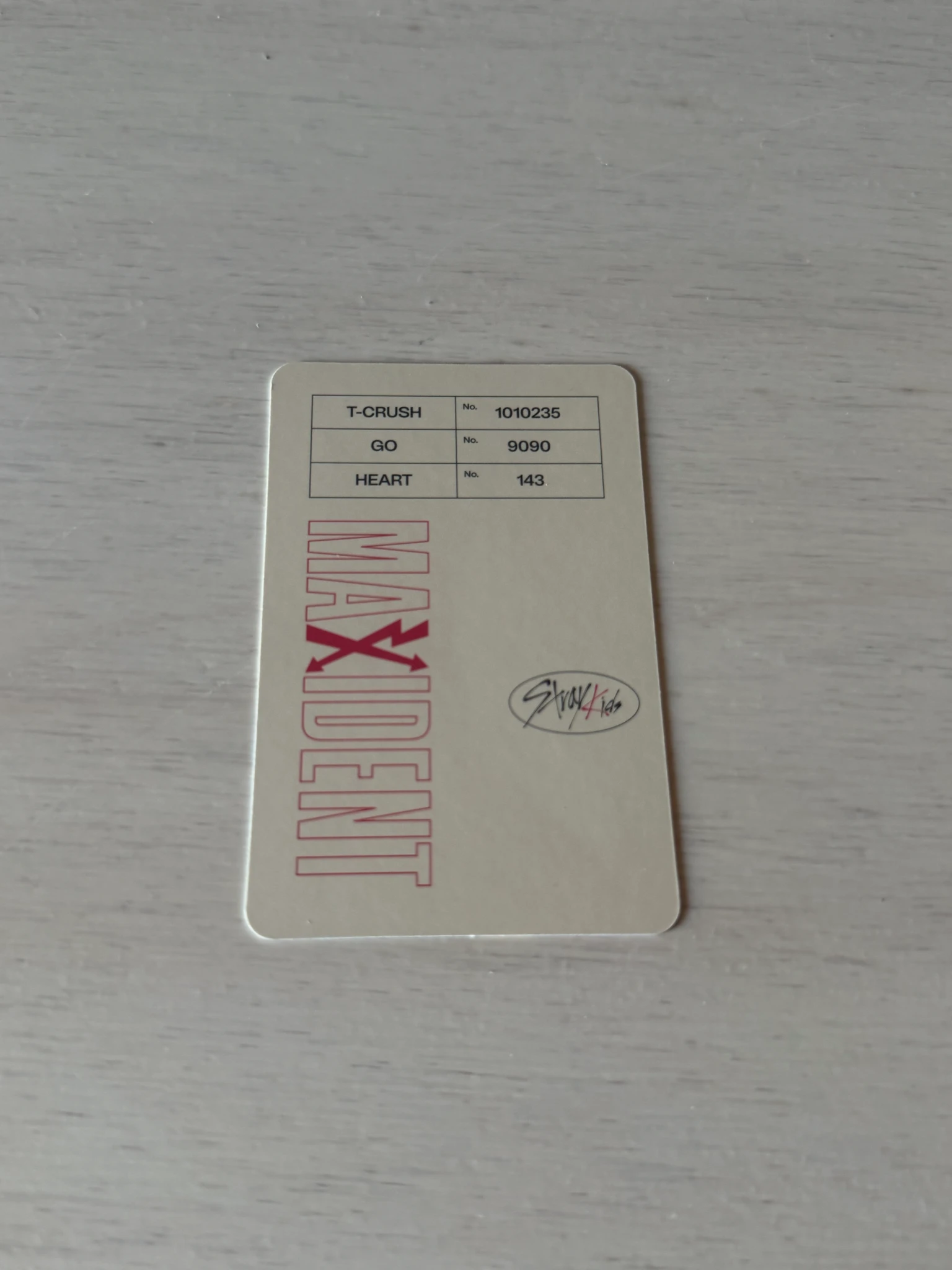 Stray Kids Felix Stray Kids - Felix - Maxident Album album photocard paper case version listing photo 2