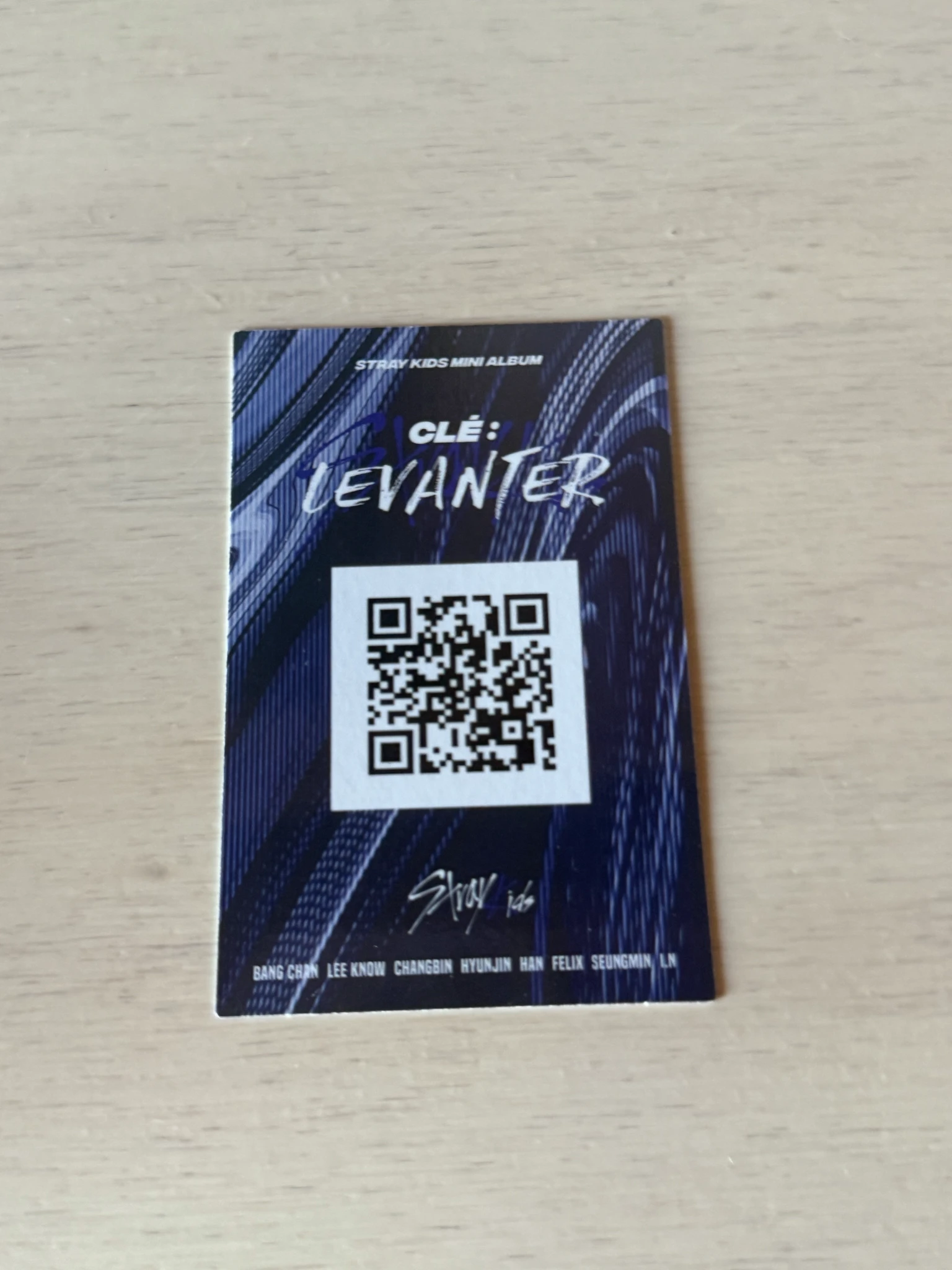Stray Kids HAN Stray Kids - HAN - Clé: Levanter Album member name listing photo 2