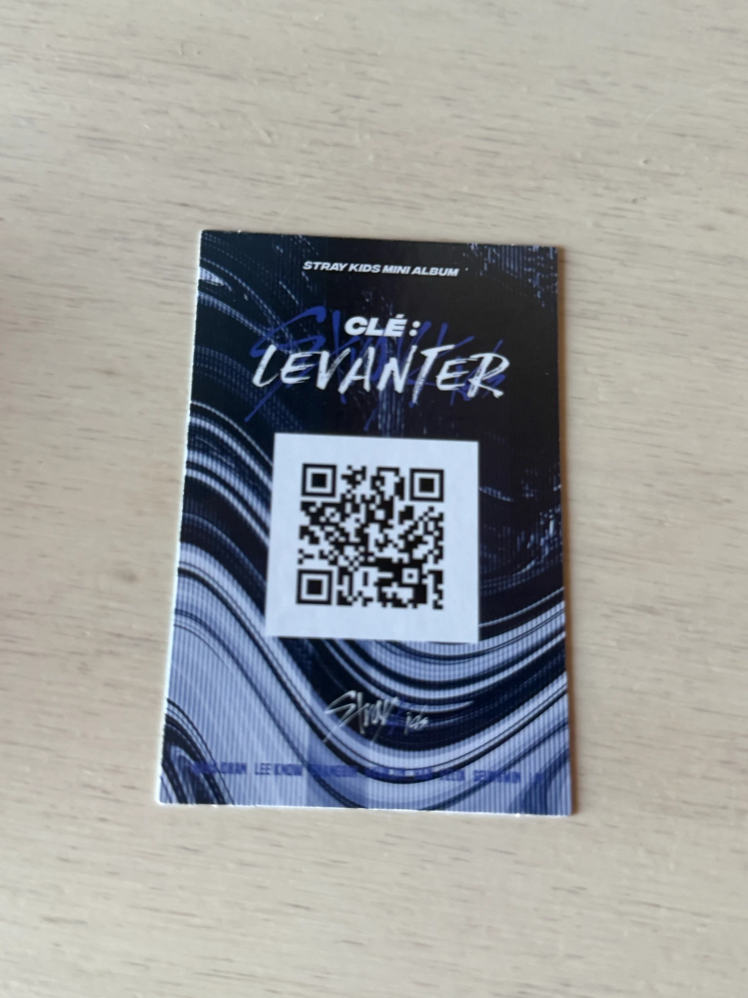 Stray Kids Changbin Stray Kids - Changbin - Clé: Levanter Album album photocard selfie version listing photo 2
