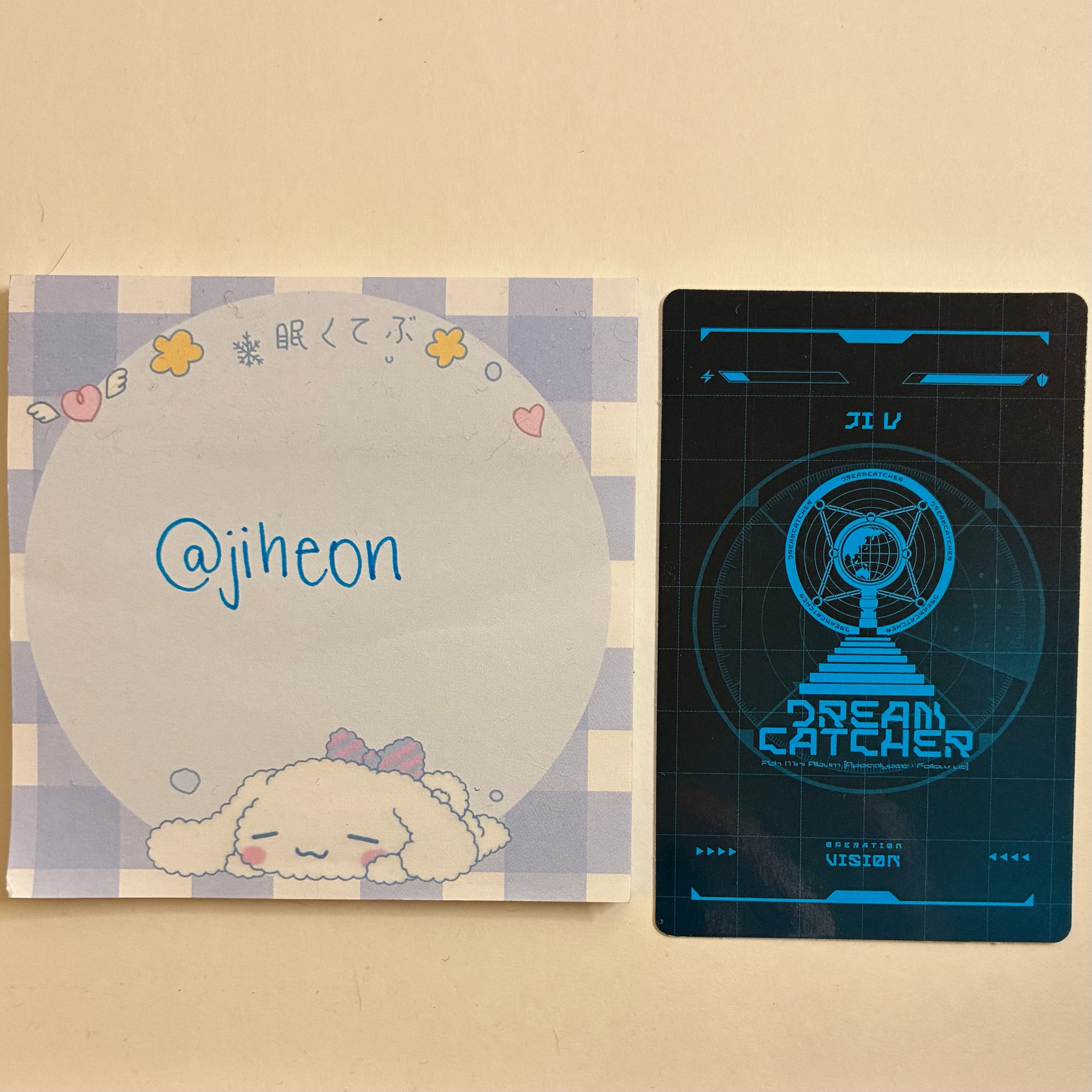 Dreamcatcher JiU Dreamcatcher - JiU - Apocalypse : Follow Us Album H version E version album photocard korean album listing photo 2