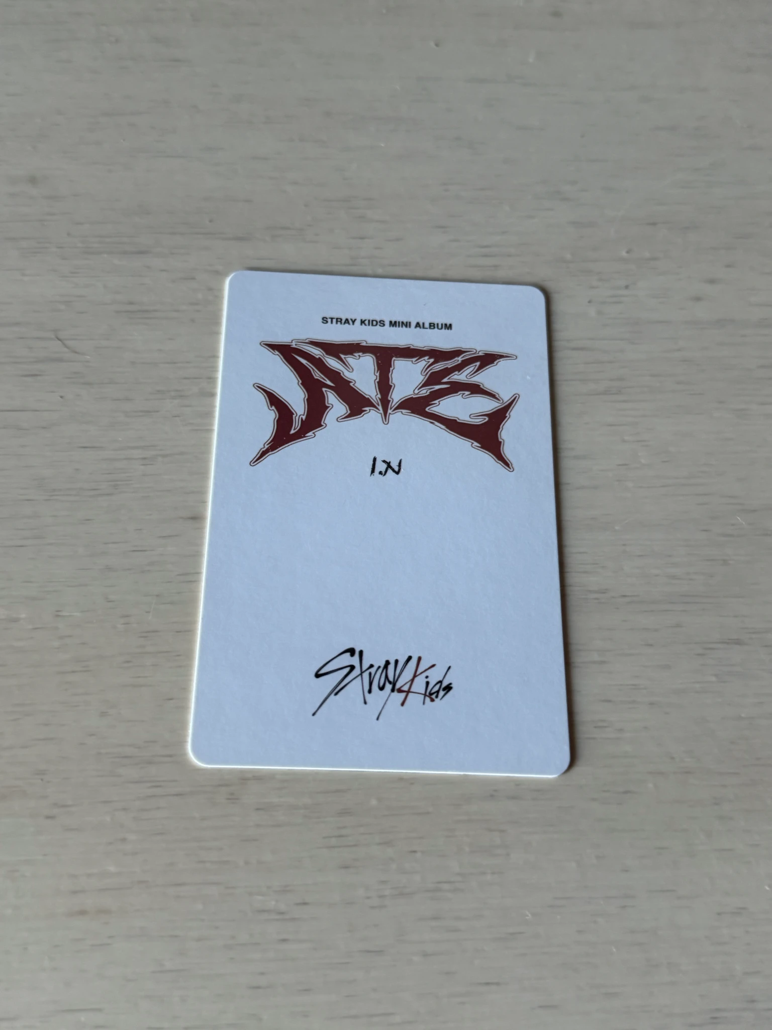 Stray Kids I.N Stray Kids - I.N - ATE Album album photocard nemo version B version listing photo 2