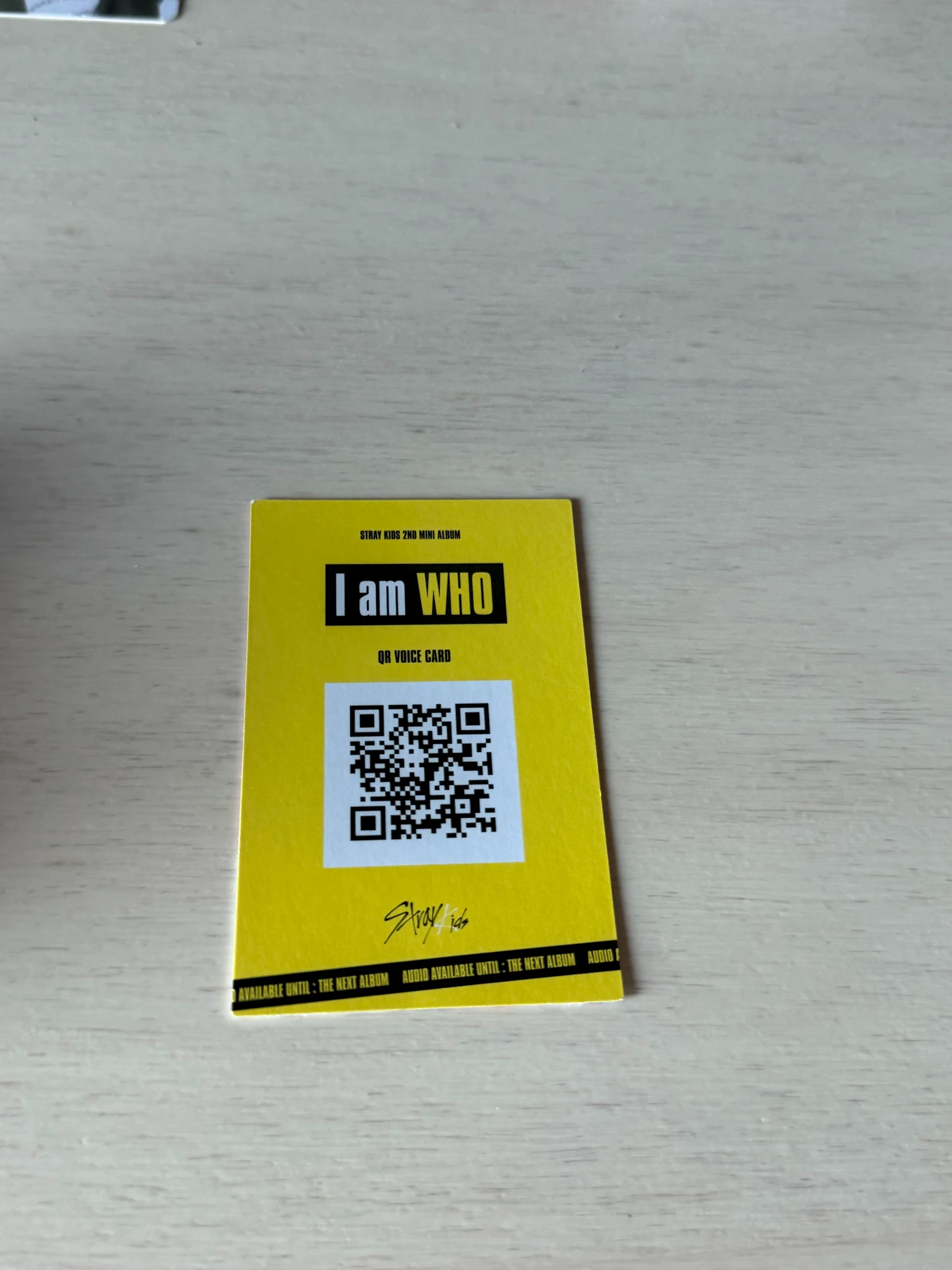 Stray Kids Changbin Stray Kids - Changbin - I am WHO? Album album photocard behind ver. listing photo 2