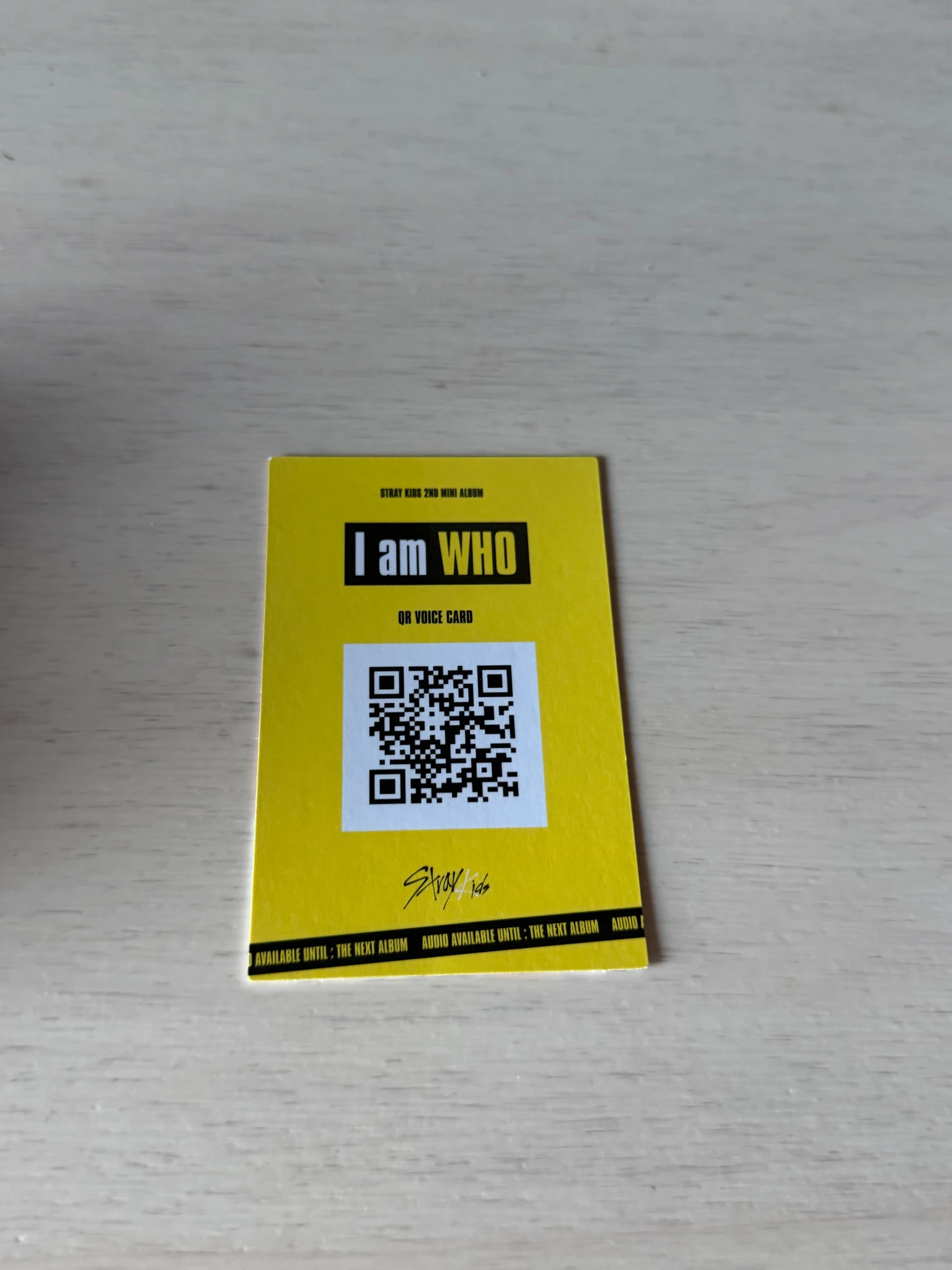 Stray Kids Changbin Stray Kids - Changbin - I am WHO? Album album photocard behind ver. listing photo 2