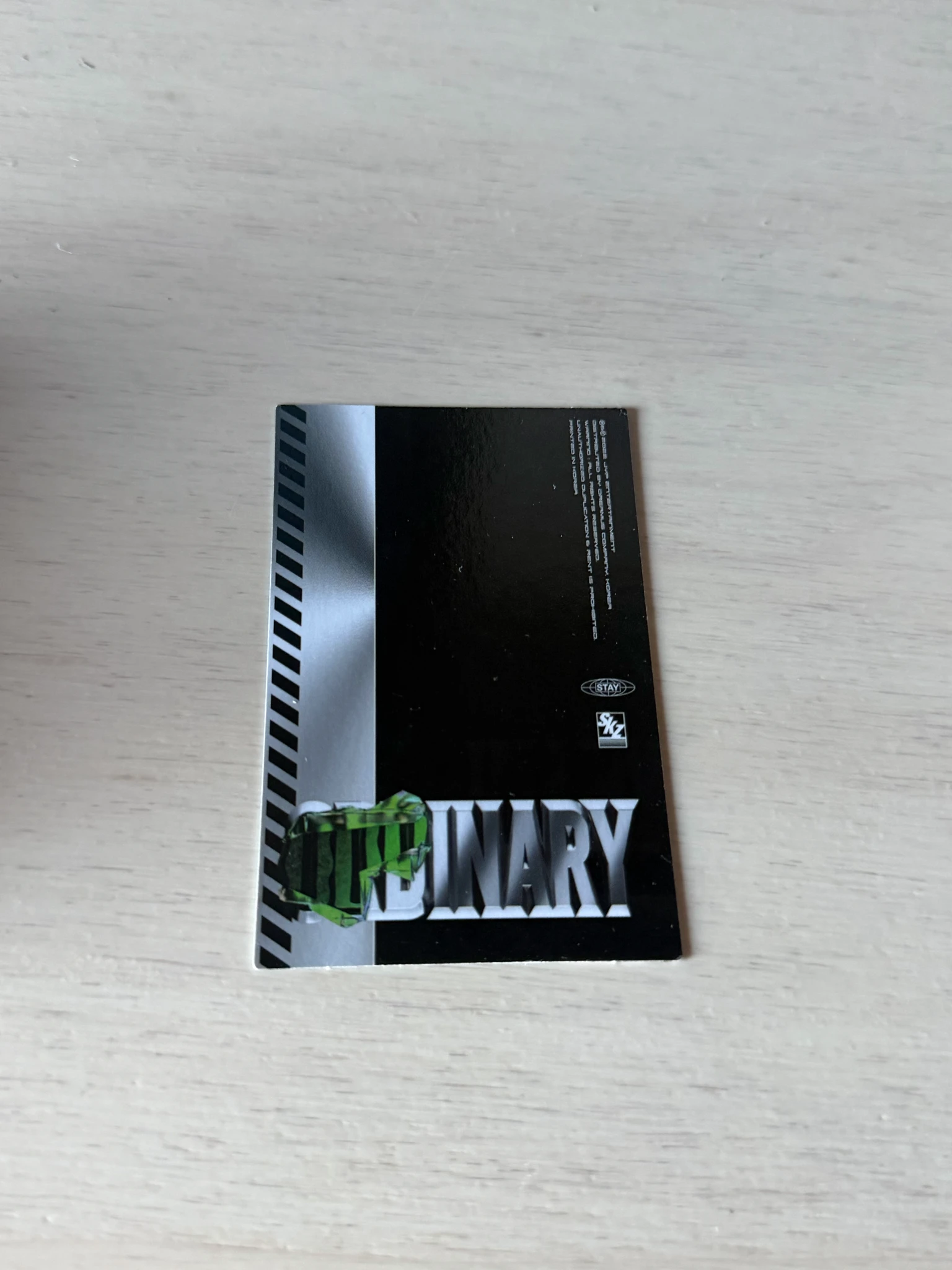 Stray Kids Lee Know Stray Kids - Lee Know - Oddinary Album album photocard id card listing photo 2