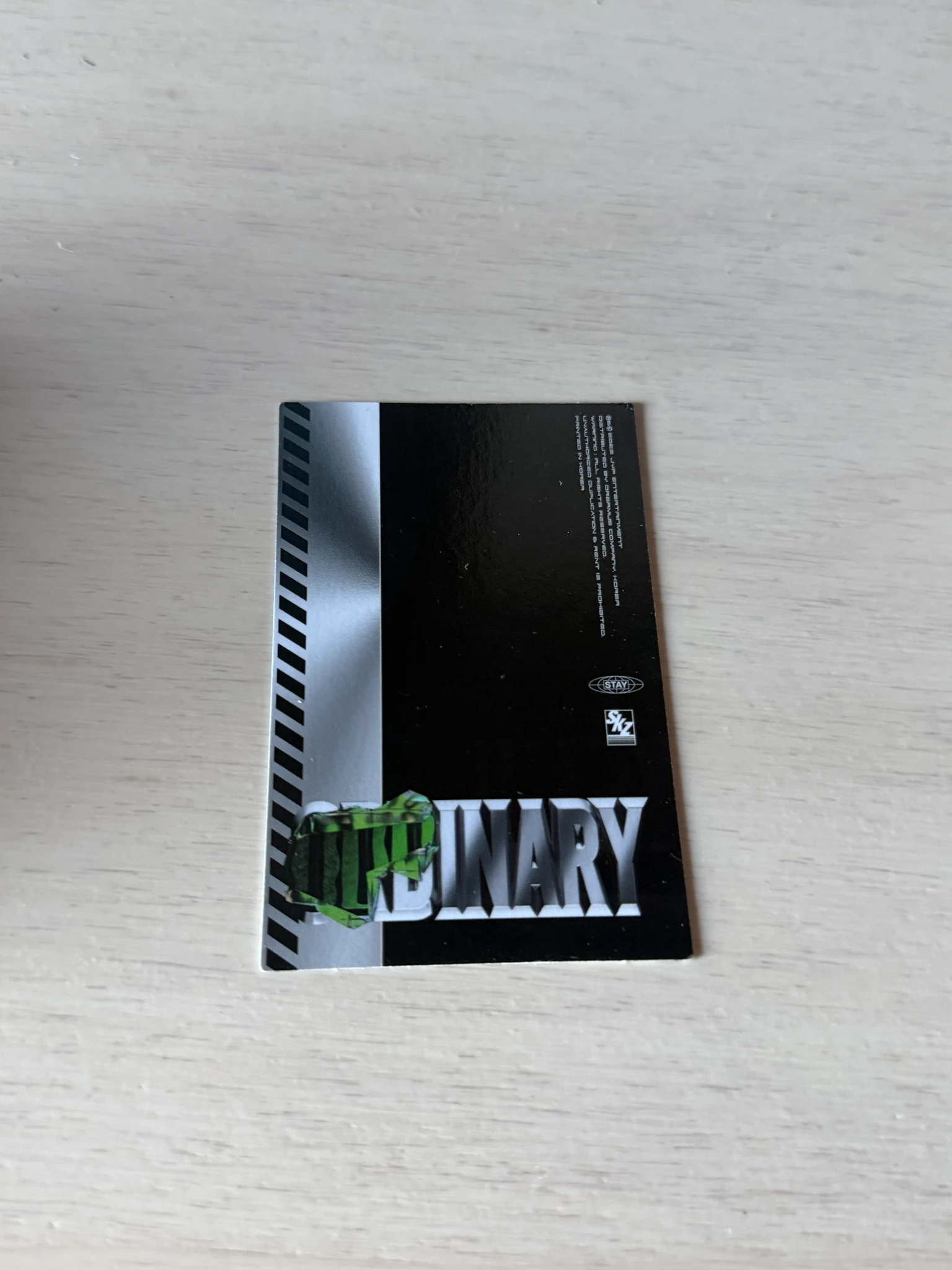 Stray Kids Lee Know Stray Kids - Lee Know - Oddinary Album album photocard id card listing photo 2