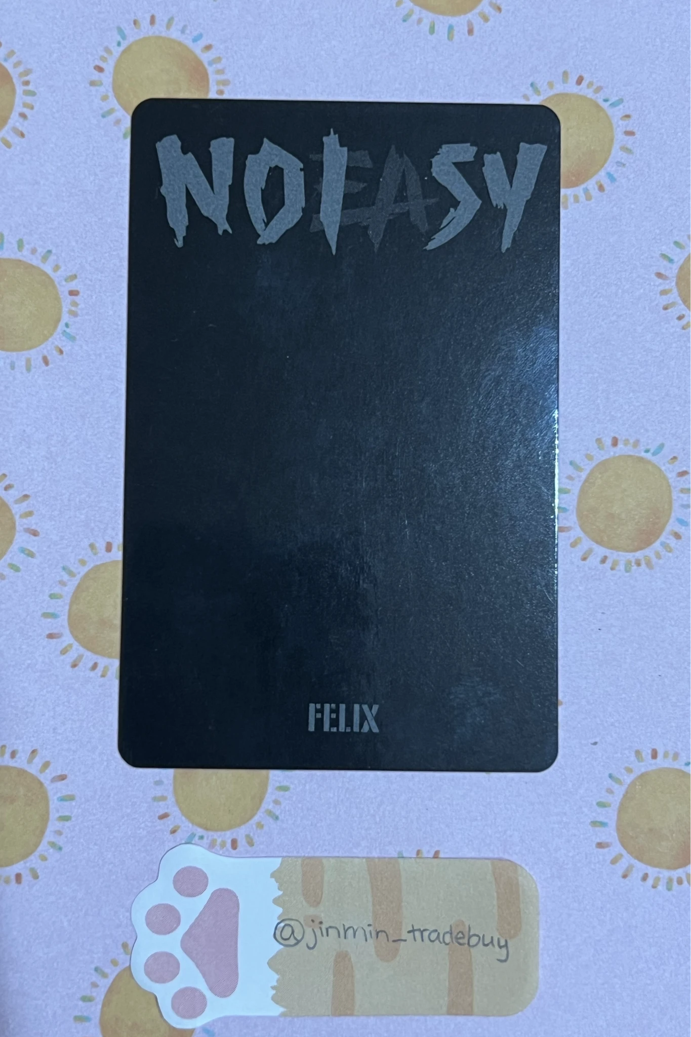 Stray Kids Felix Stray Kids - Felix - NoEasy Album album photocard limited ver. listing photo 2