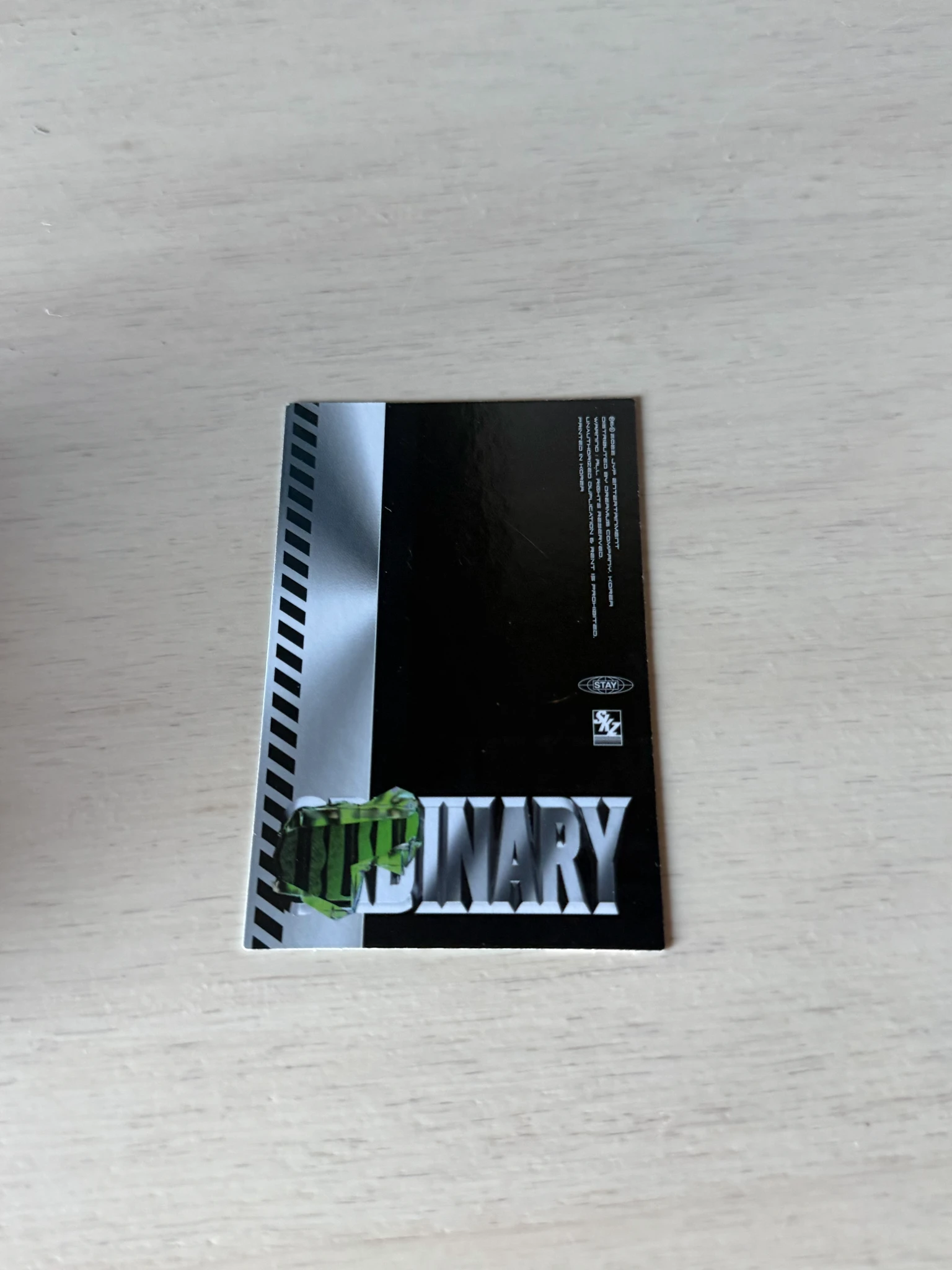 Stray Kids HAN Stray Kids - HAN - Oddinary Album id card listing photo 2