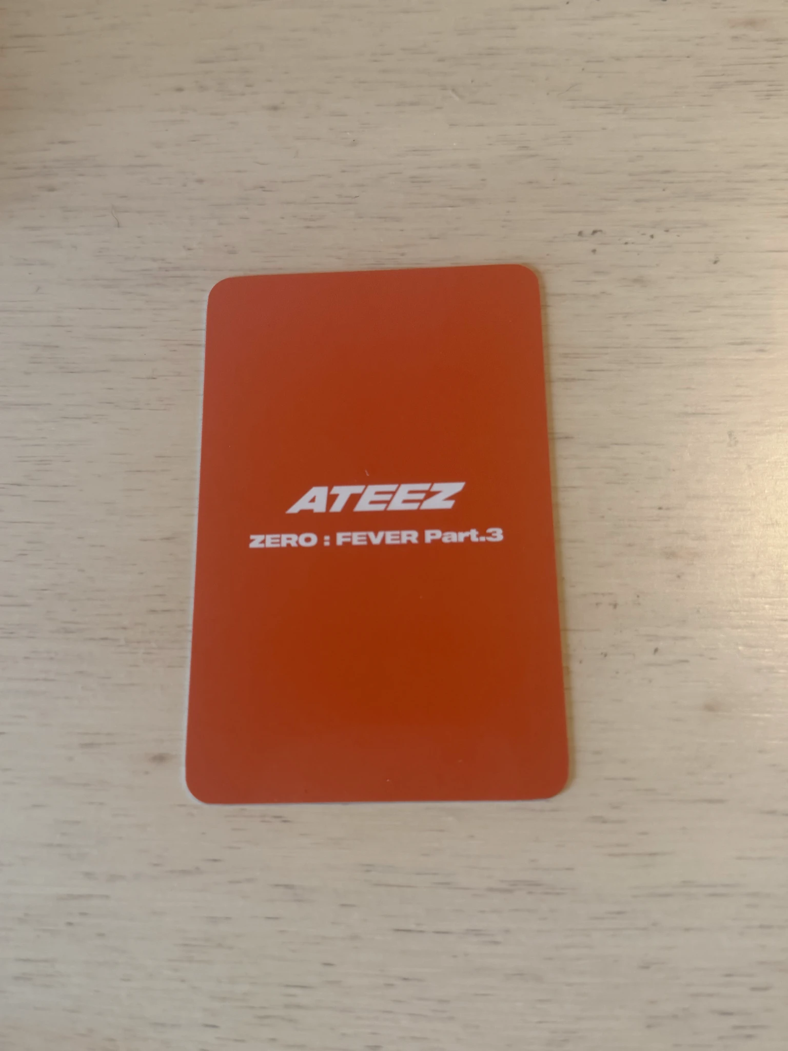 ATEEZ Jongho ATEEZ - Jongho - ZERO : FEVER Part.3 Album everline video call/fancall round 3 listing photo 2