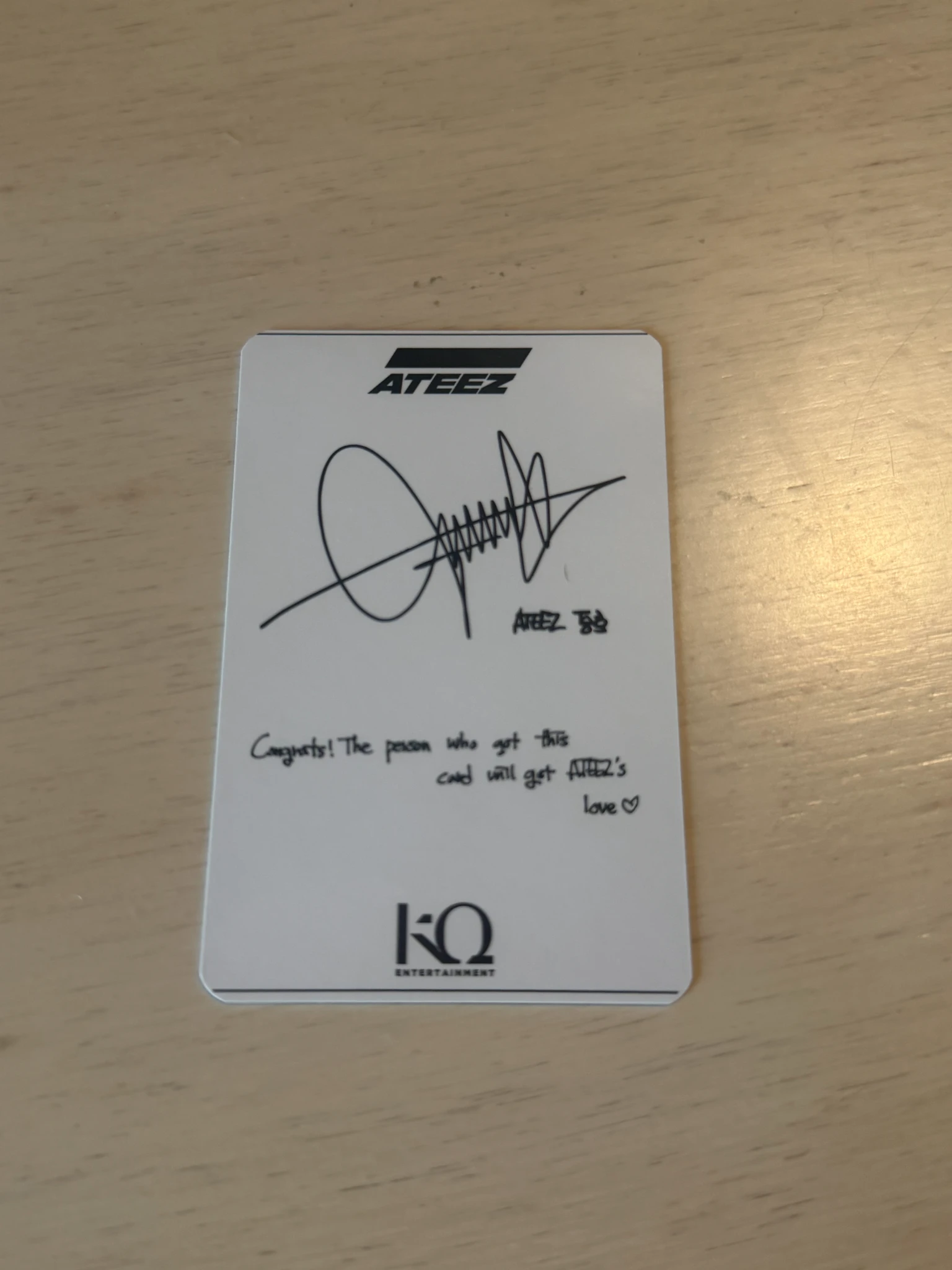 ATEEZ Jongho ATEEZ - Jongho - ZERO : FEVER Part.2 Album otk music video call/fancall listing photo 2