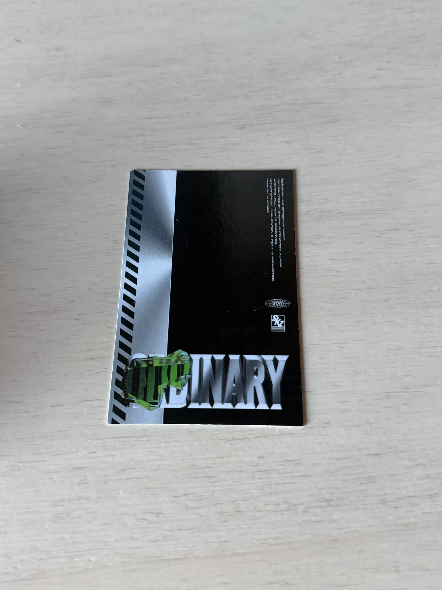 Stray Kids HAN Stray Kids - HAN - Oddinary Album id card listing photo 2