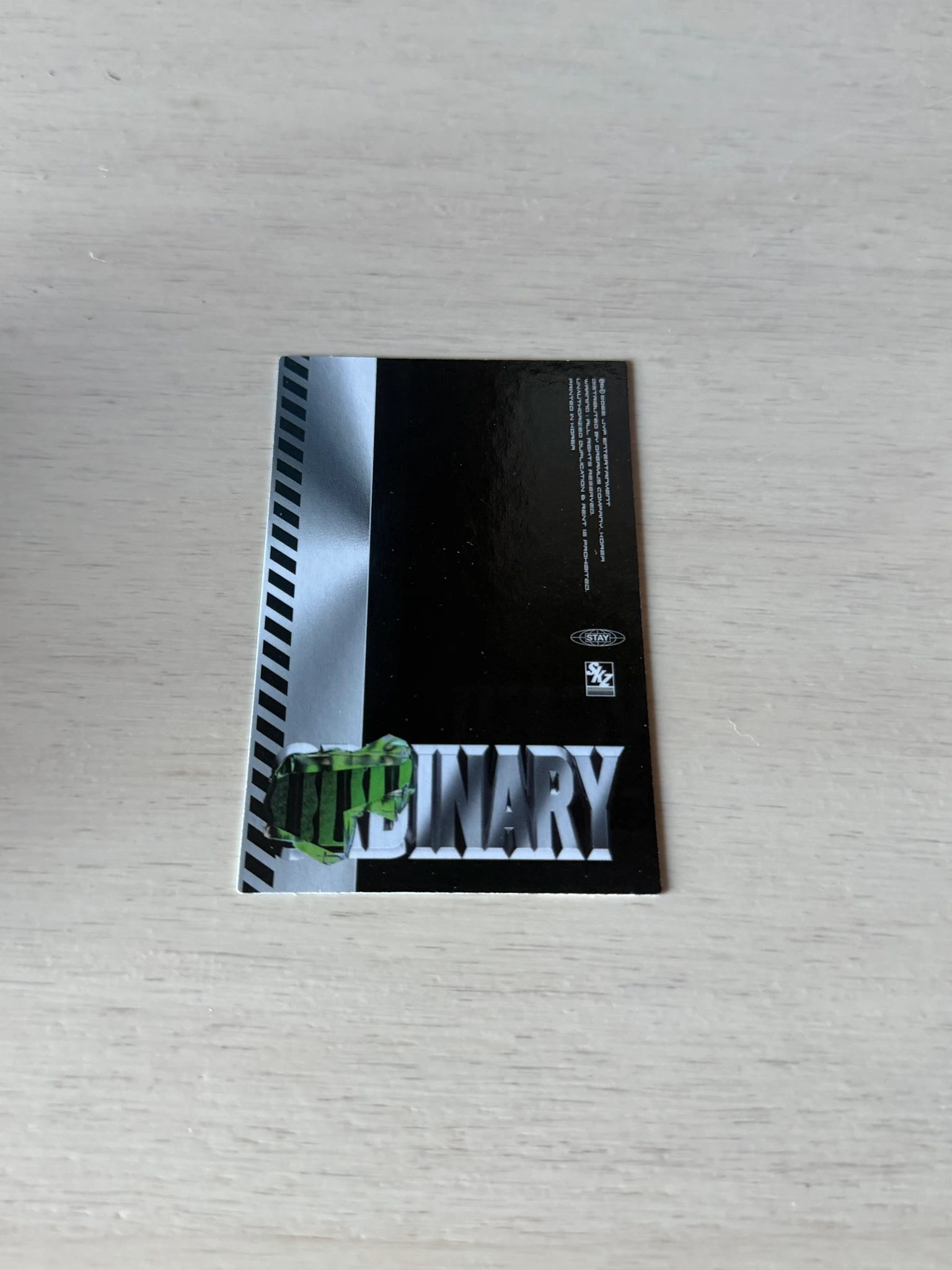 Stray Kids Seungmin Stray Kids - Seungmin - Oddinary Album album photocard id card listing photo 2