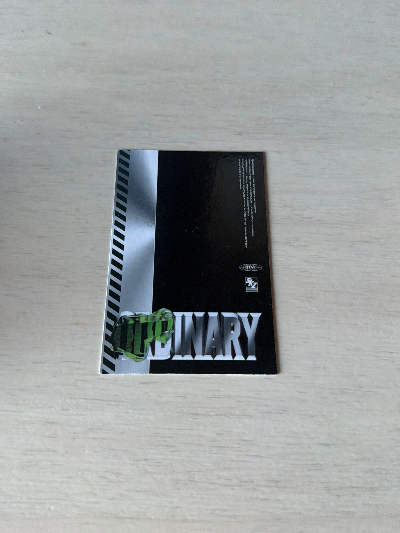 Stray Kids Seungmin Stray Kids - Seungmin - Oddinary Album album photocard id card listing photo 2