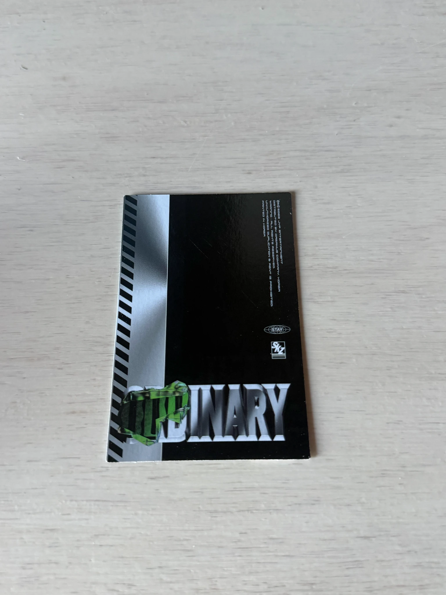 Stray Kids I.N Stray Kids - I.N - Oddinary Album album photocard id card listing photo 2