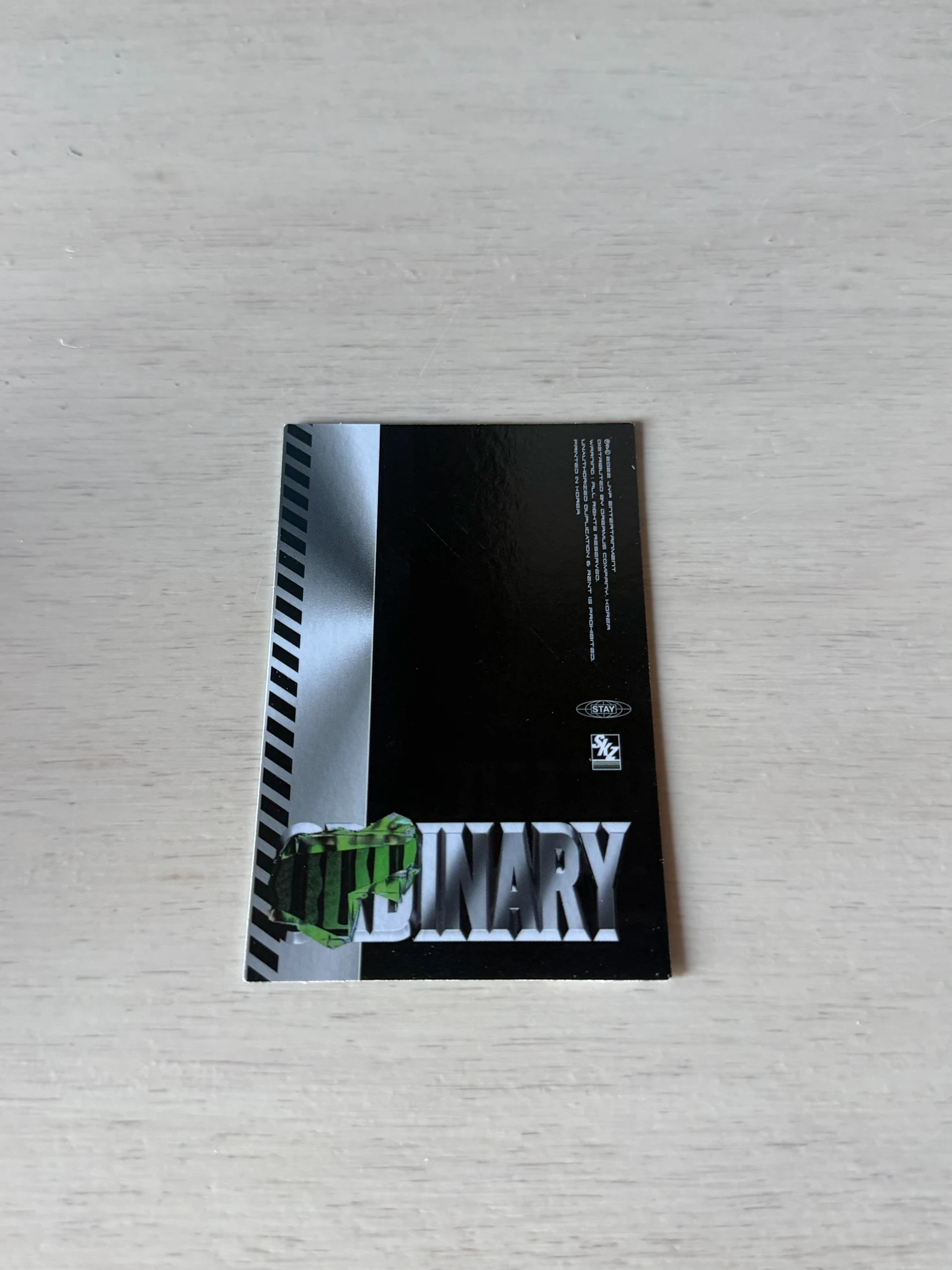 Stray Kids I.N Stray Kids - I.N - Oddinary Album album photocard id card listing photo 2