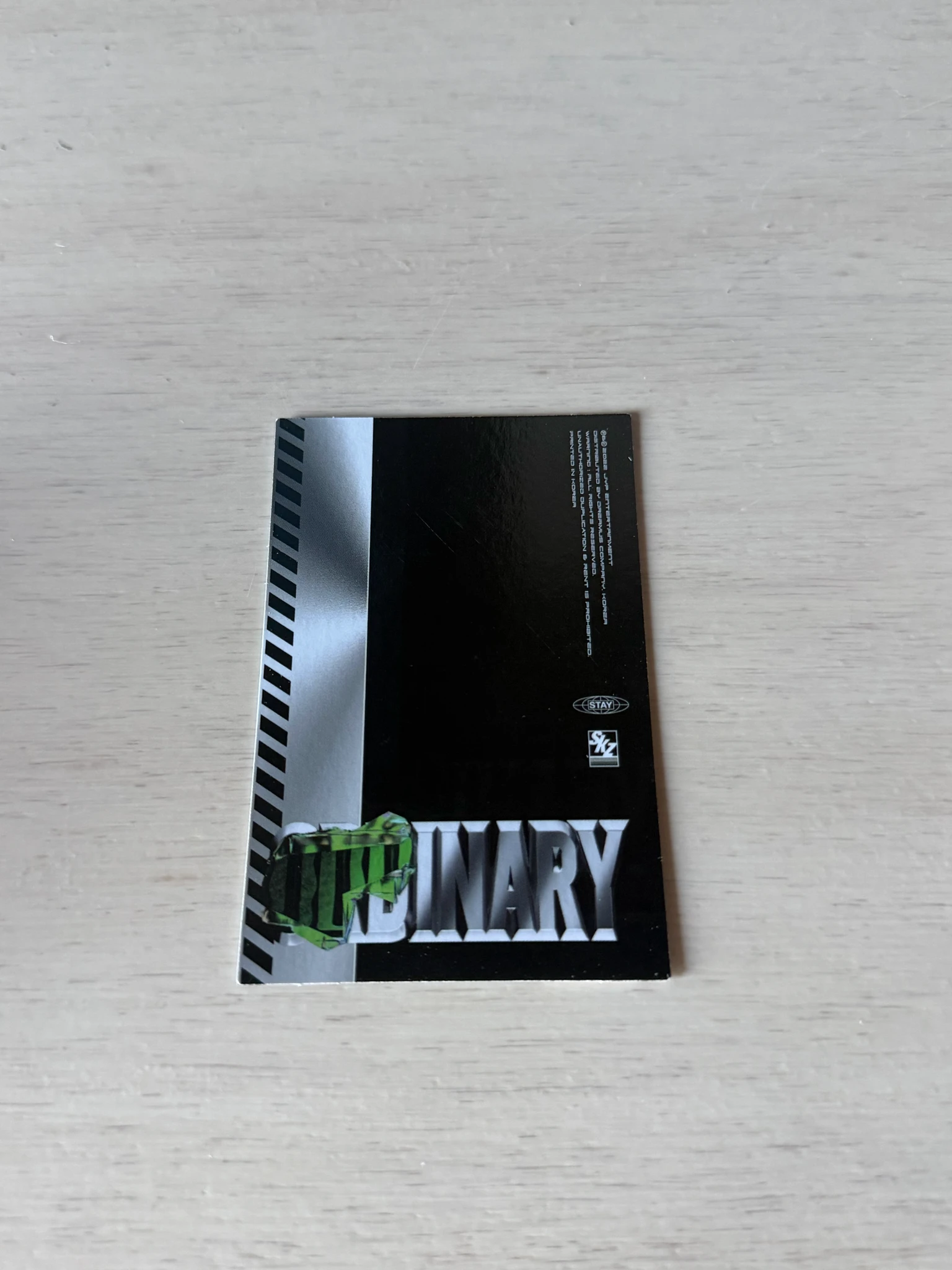 Stray Kids I.N Stray Kids - I.N - Oddinary Album album photocard id card listing photo 2