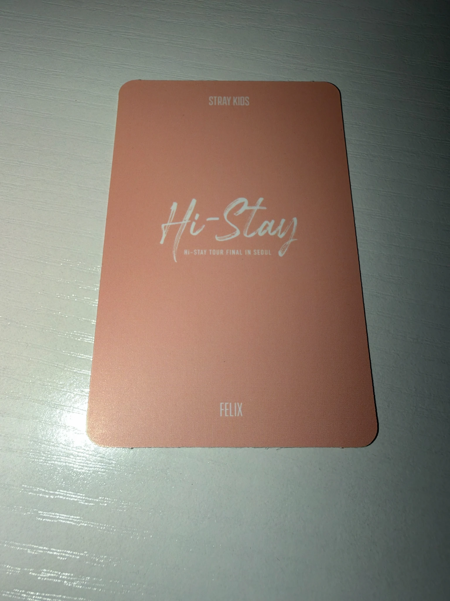 Stray Kids Felix Stray Kids - Felix - Hi-STAY Tour in Korea  Event merch photocard random pack listing photo 2