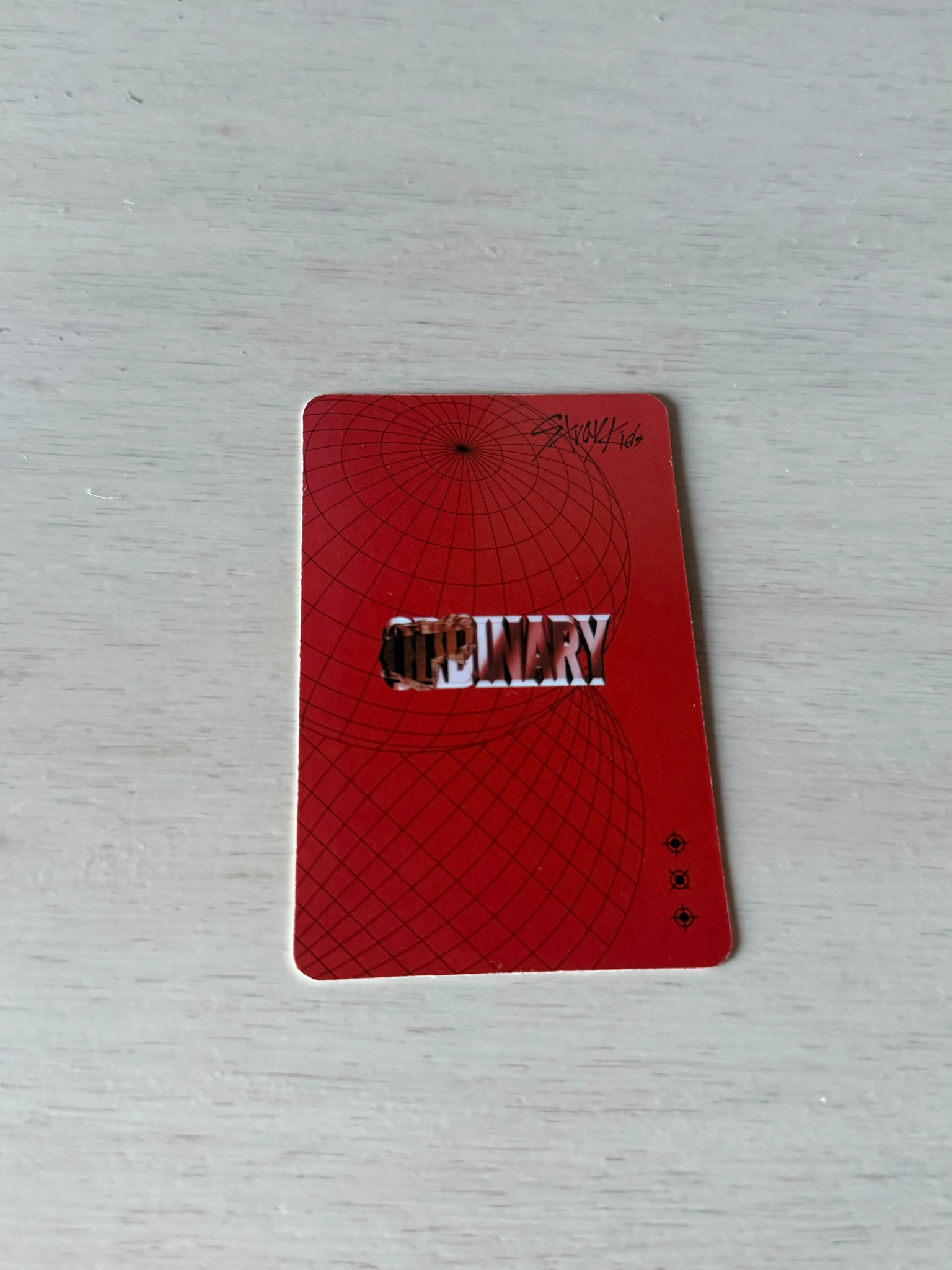 Stray Kids Lee Know Stray Kids - Lee Know - Oddinary Album album photocard scanning version listing photo 2