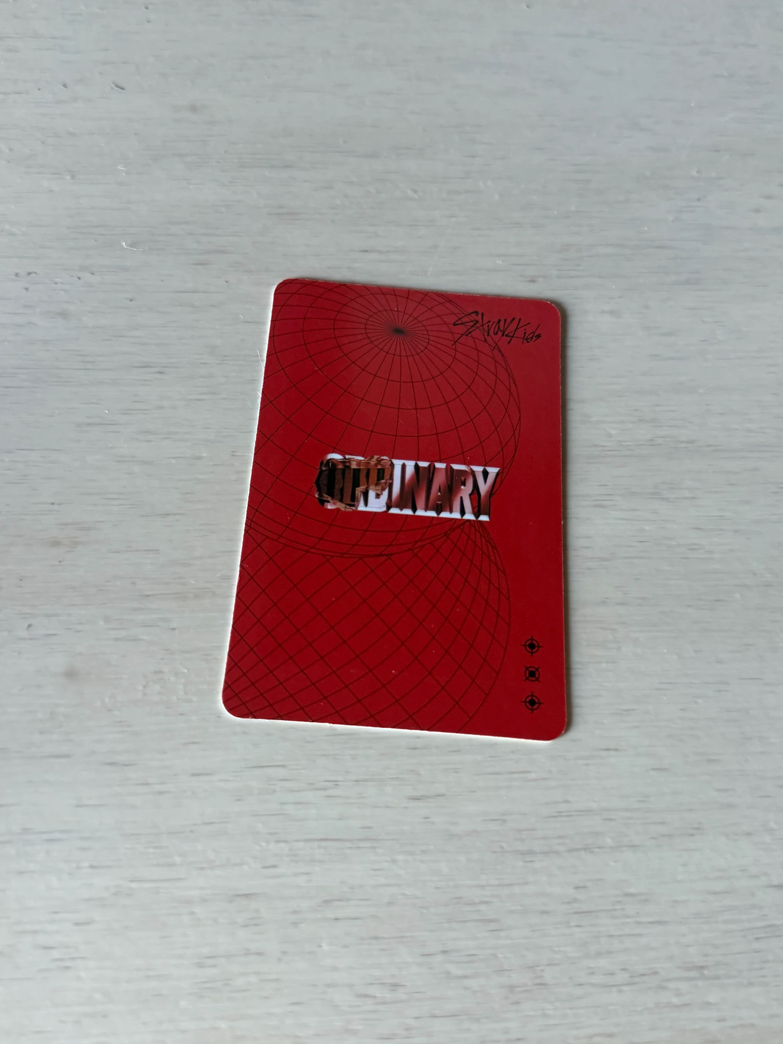 Stray Kids Bang Chan Stray Kids - Bang Chan - Oddinary Album album photocard Bang Chan listing photo 2