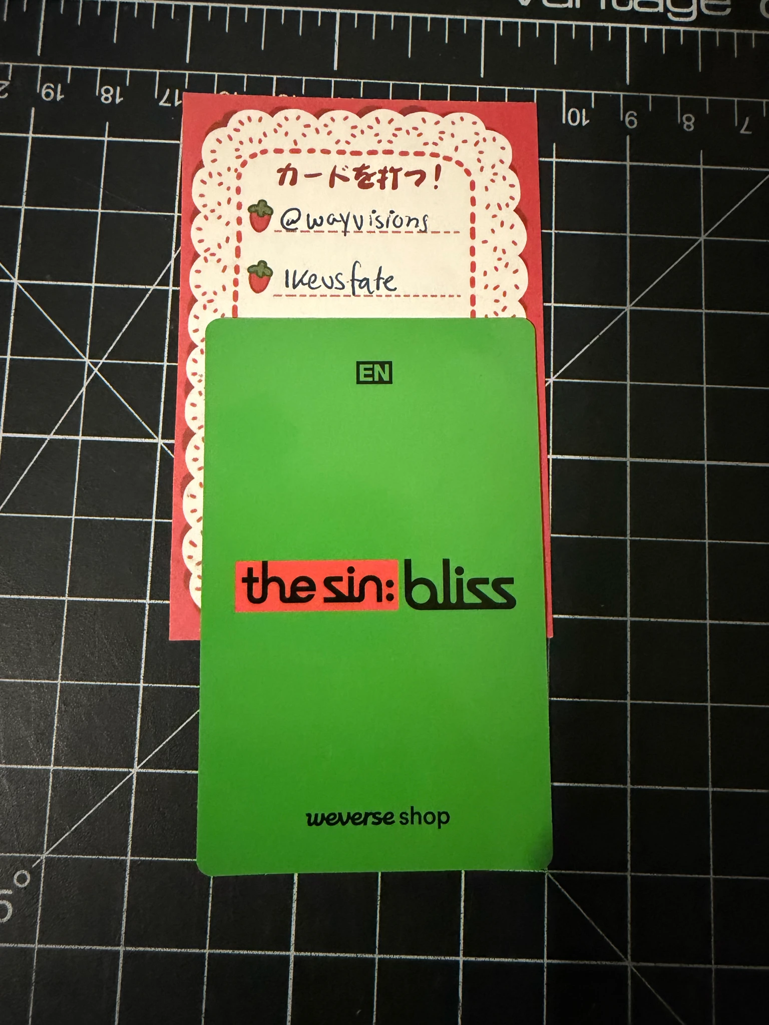 ENHYPEN Ni-ki ENHYPEN - Ni-ki - THE SIN: BLISS Album kakaotalk pob (pre-order benefit) listing photo 2