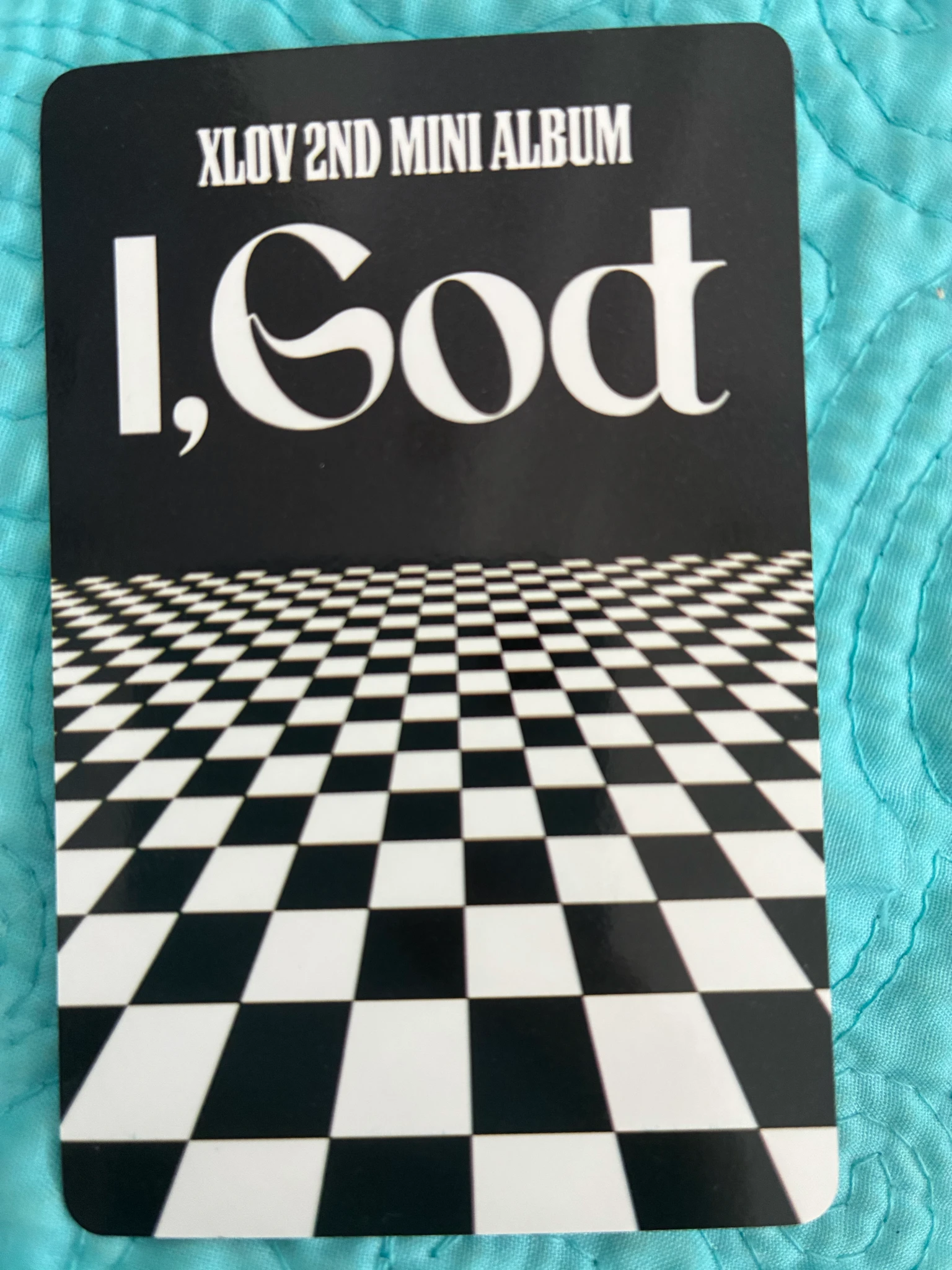 XLOV Haru XLOV - Haru - I, God Album pop-up store photocard set listing photo 2