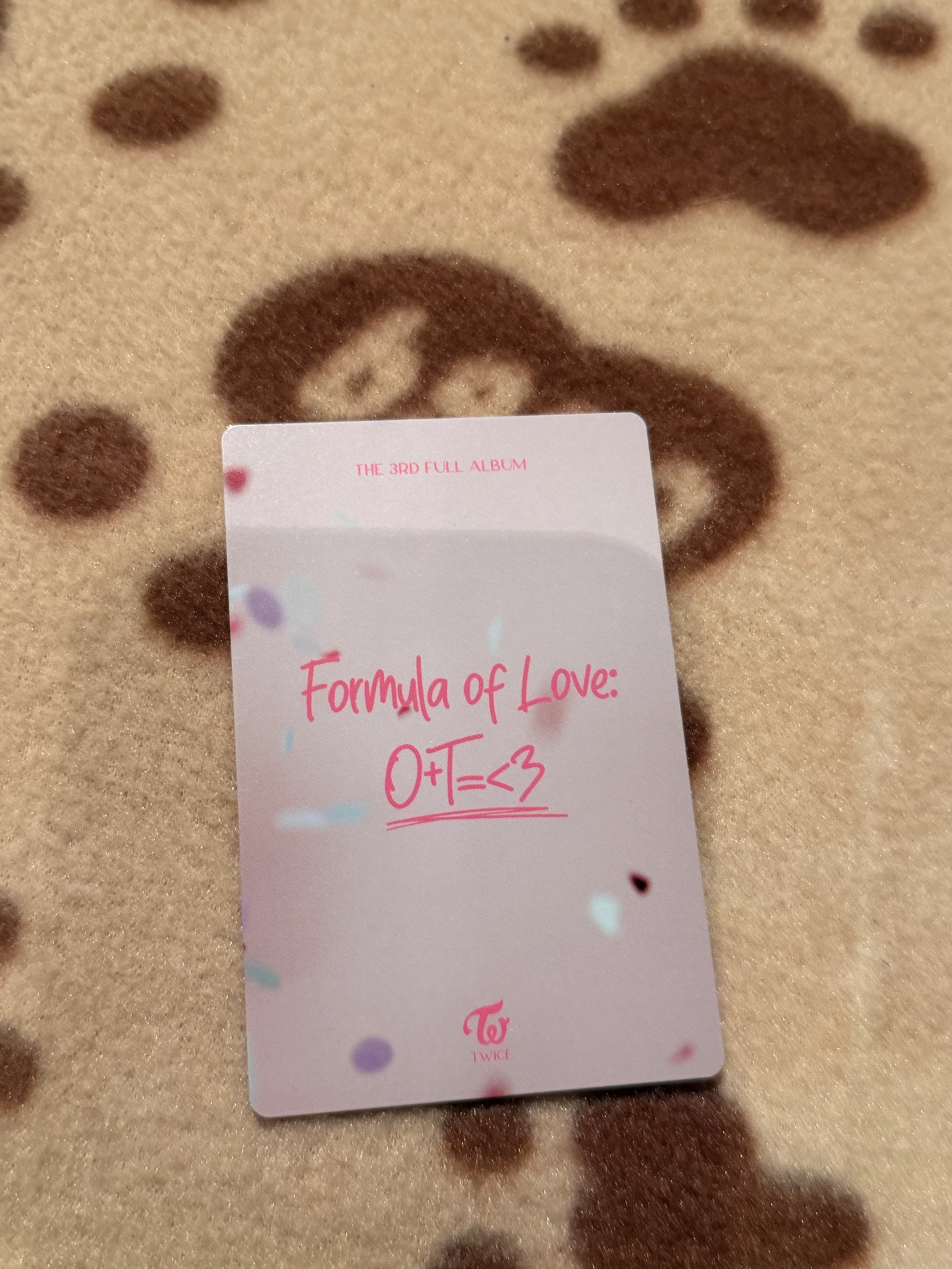TWICE Tzuyu TWICE-Tzuyu-Album-Formula of Love: O+T=<3 listing photo 2