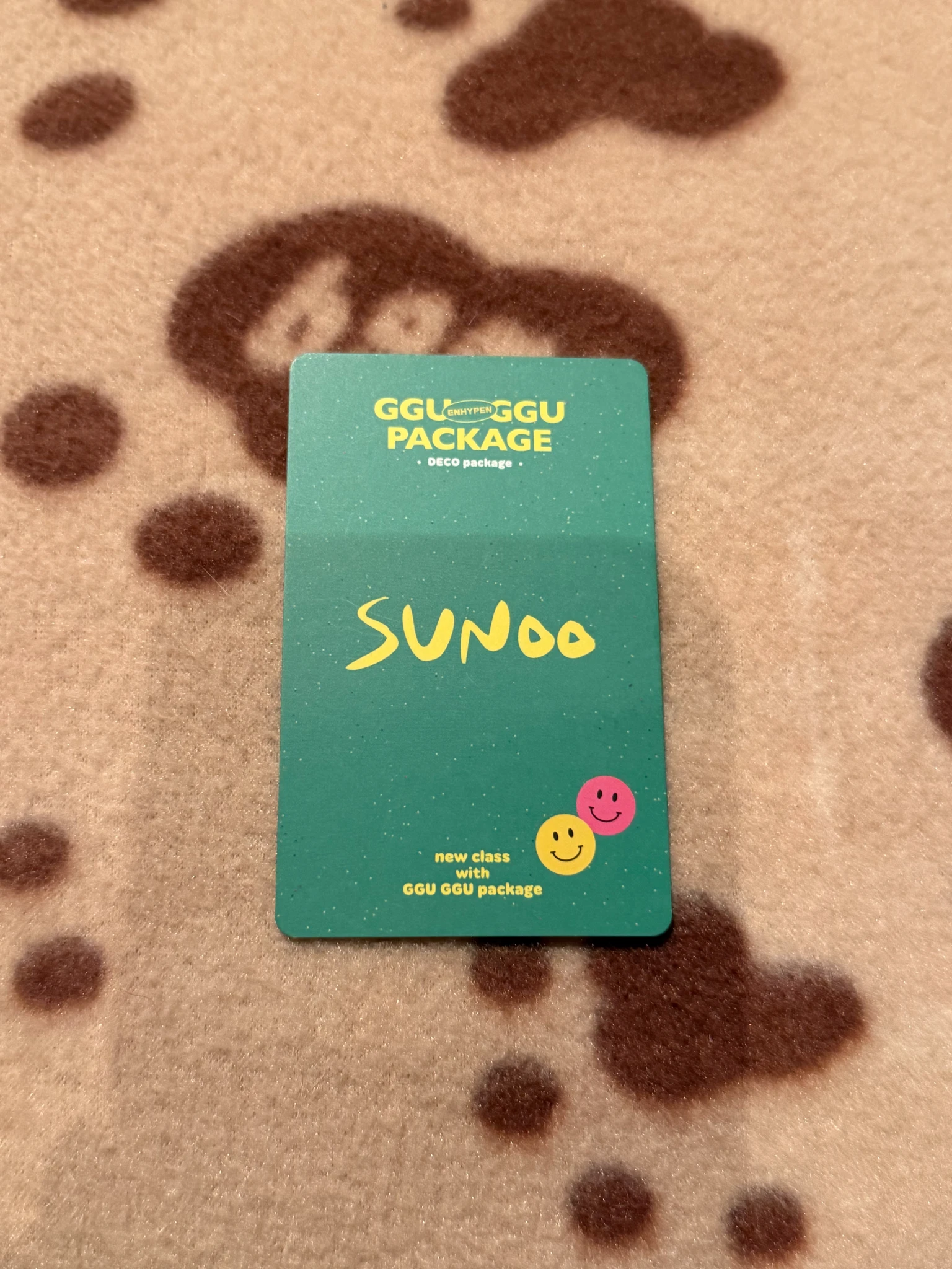 ENHYPEN Sunoo ENHYPEN - Sunoo - 2021 GGU GGU Package Other photocard set listing photo 2