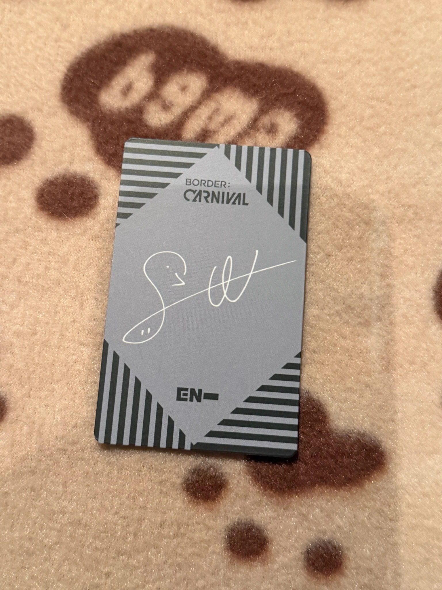 ENHYPEN Sunoo ENHYPEN - Sunoo - BORDER: CARNIVAL Album album photocard korean album hype version lenticular listing photo 2