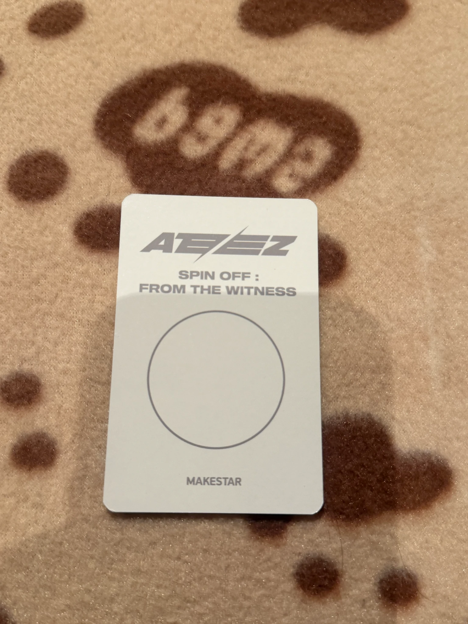 ATEEZ Yunho ATEEZ - Yunho - SPIN OFF : FROM THE WITNESS Album makestar round 2 purchase benefit listing photo 2