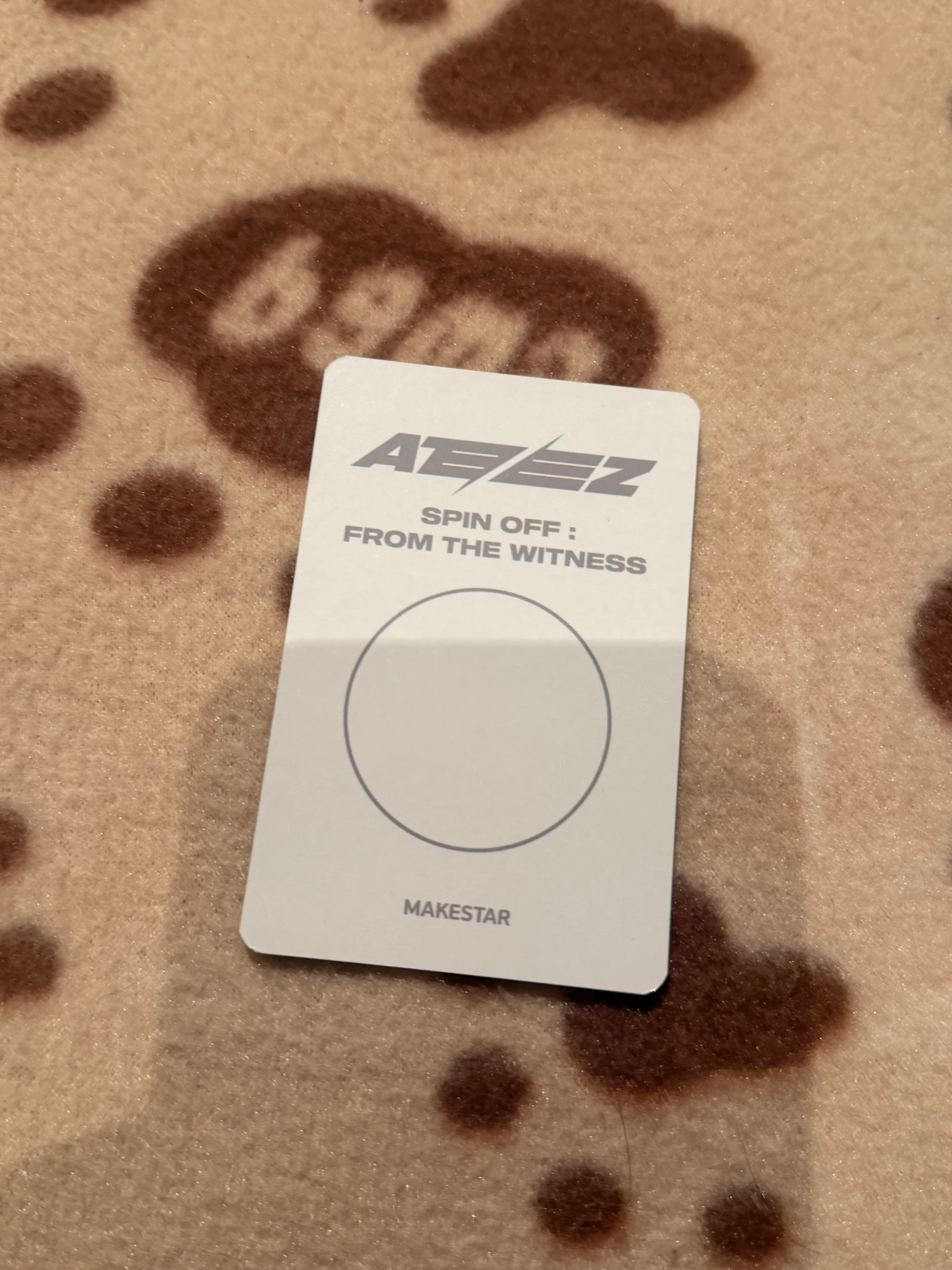 ATEEZ Yunho ATEEZ - Yunho - SPIN OFF : FROM THE WITNESS Album makestar round 2 purchase benefit listing photo 2