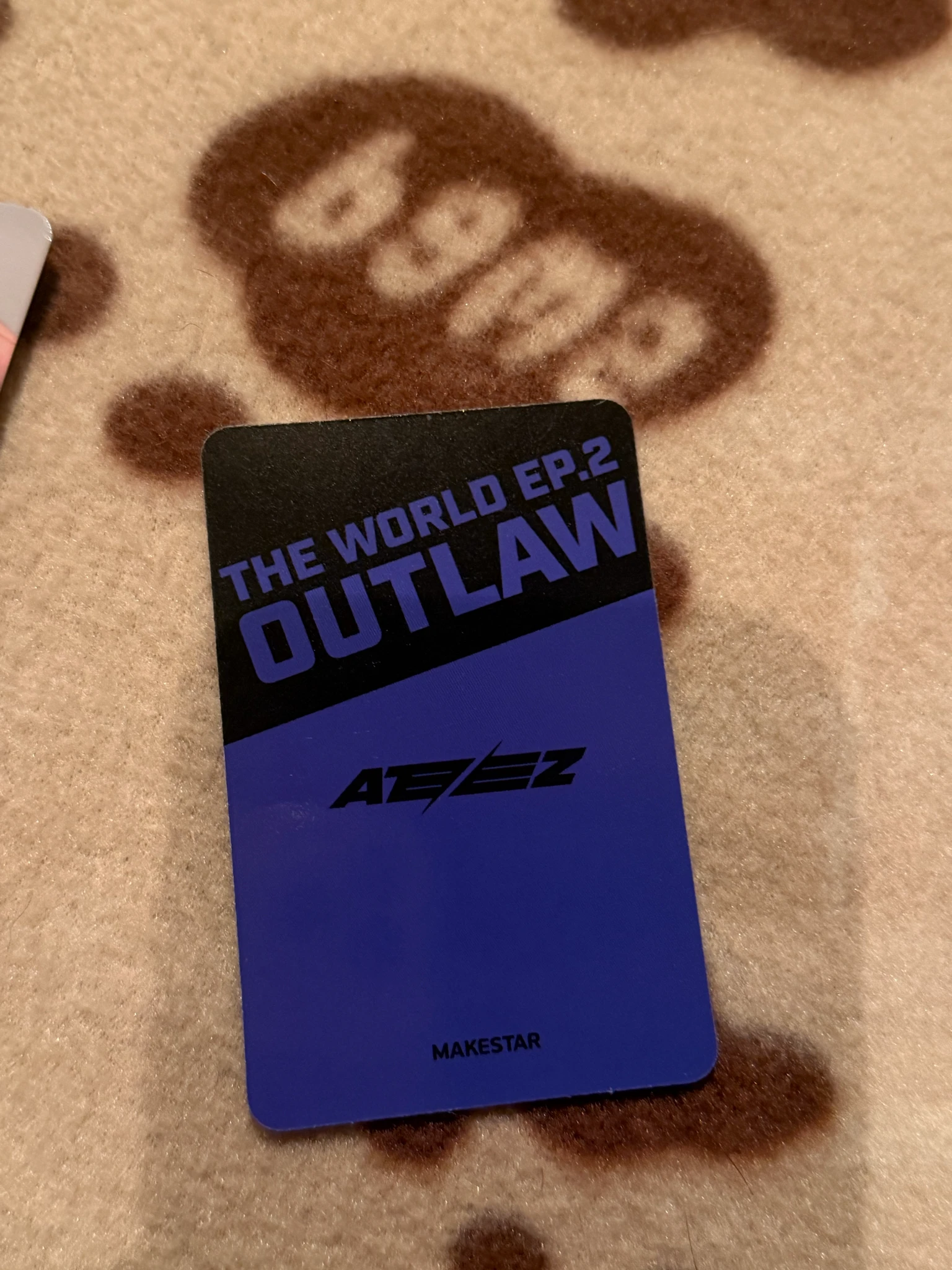 ATEEZ Wooyoung ATEEZ - Wooyoung - THE WORLD EP.2 : OUTLAW Album makestar round 2 pob (pre-order benefit) listing photo 2