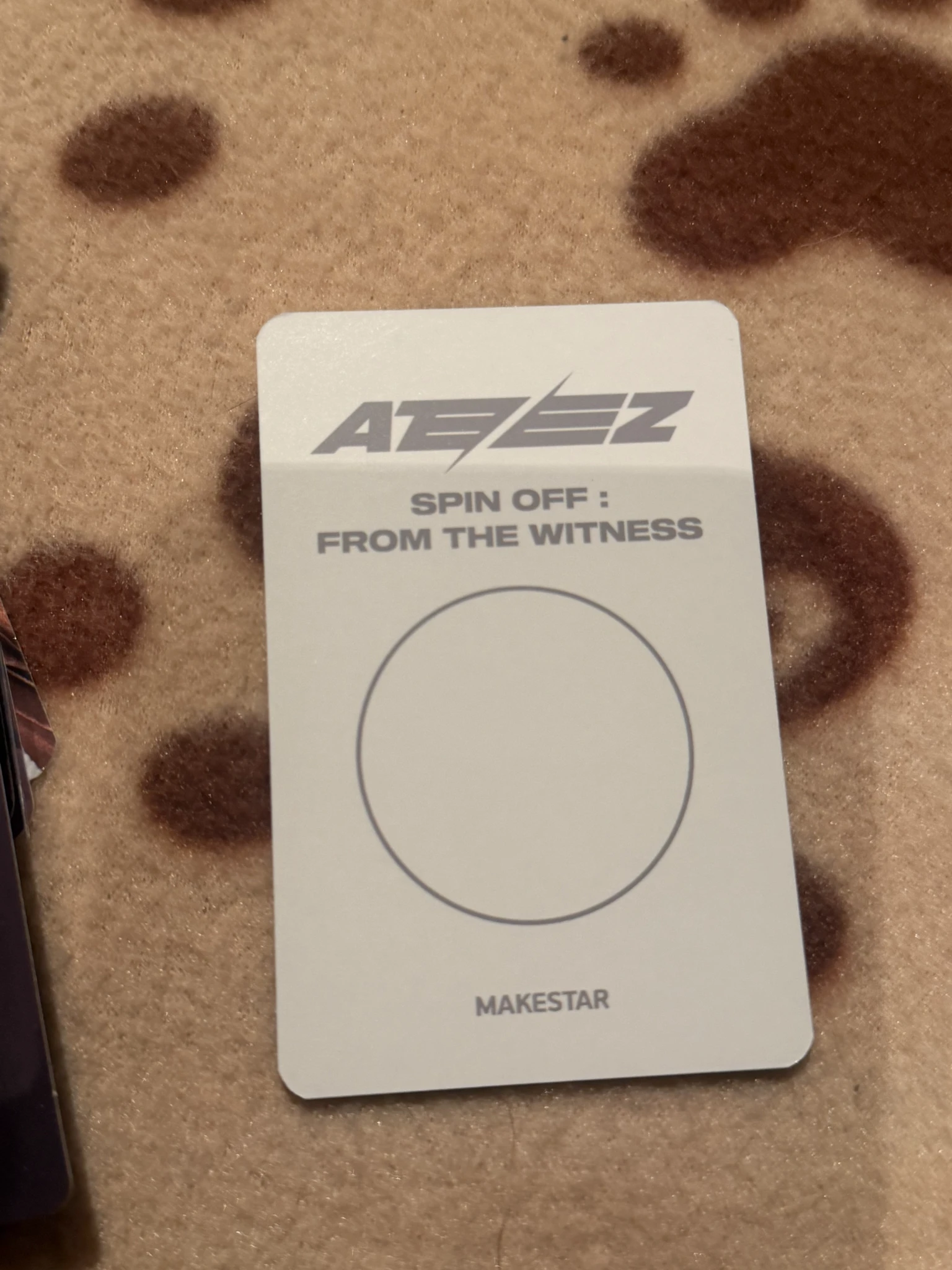 ATEEZ San ATEEZ - San - SPIN OFF : FROM THE WITNESS Album makestar video call (fancall) poca album round 2 listing photo 2
