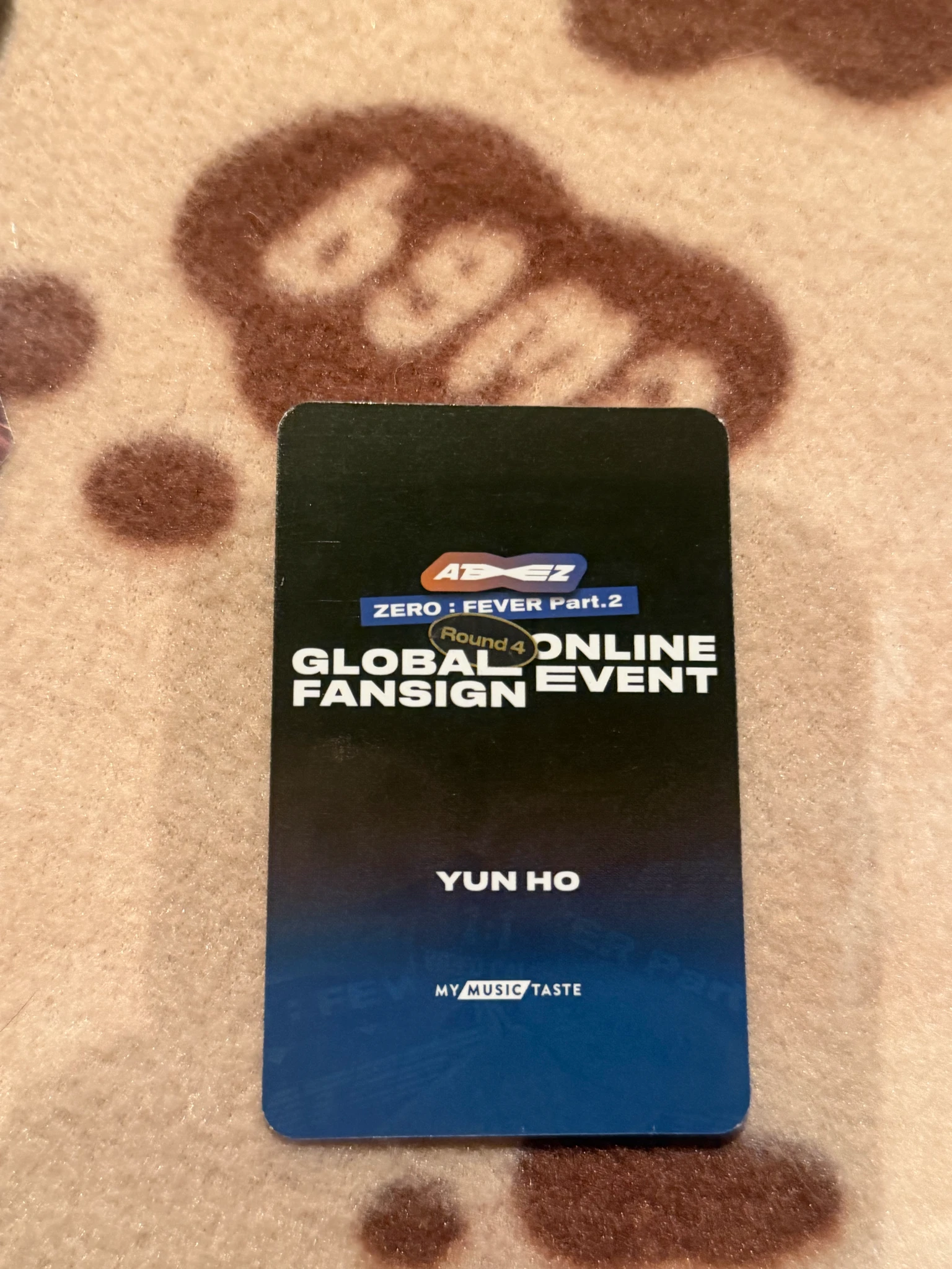 ATEEZ Yunho ATEEZ - Yunho - ZERO : FEVER Part.2 Album mymusictaste (mmt) round 3 video call/fancall listing photo 2