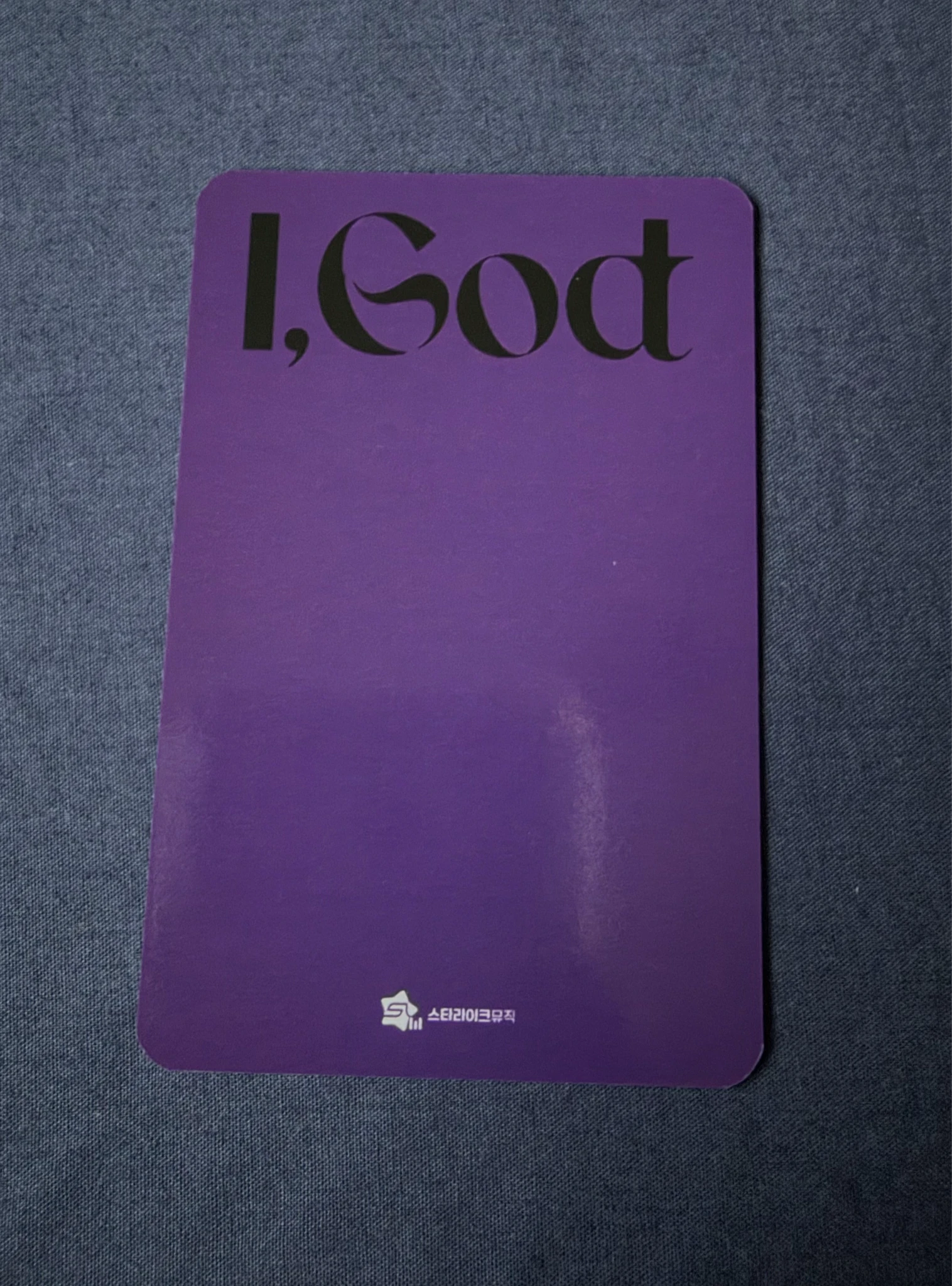 XLOV Rui XLOV - Rui - I, God Album starlike music round 3 fansign listing photo 2