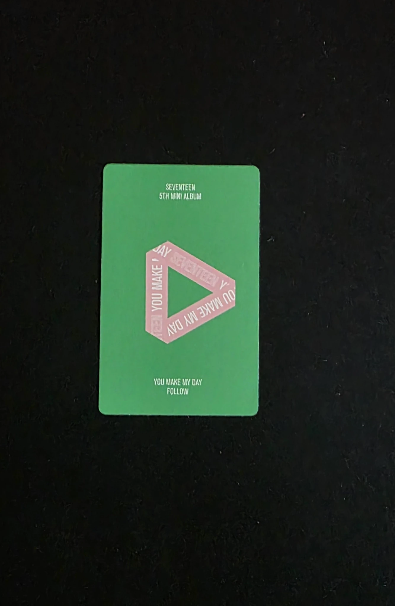 SEVENTEEN Woozi SEVENTEEN - Woozi - You Make My Day Album album photocard follow ver. listing photo 2