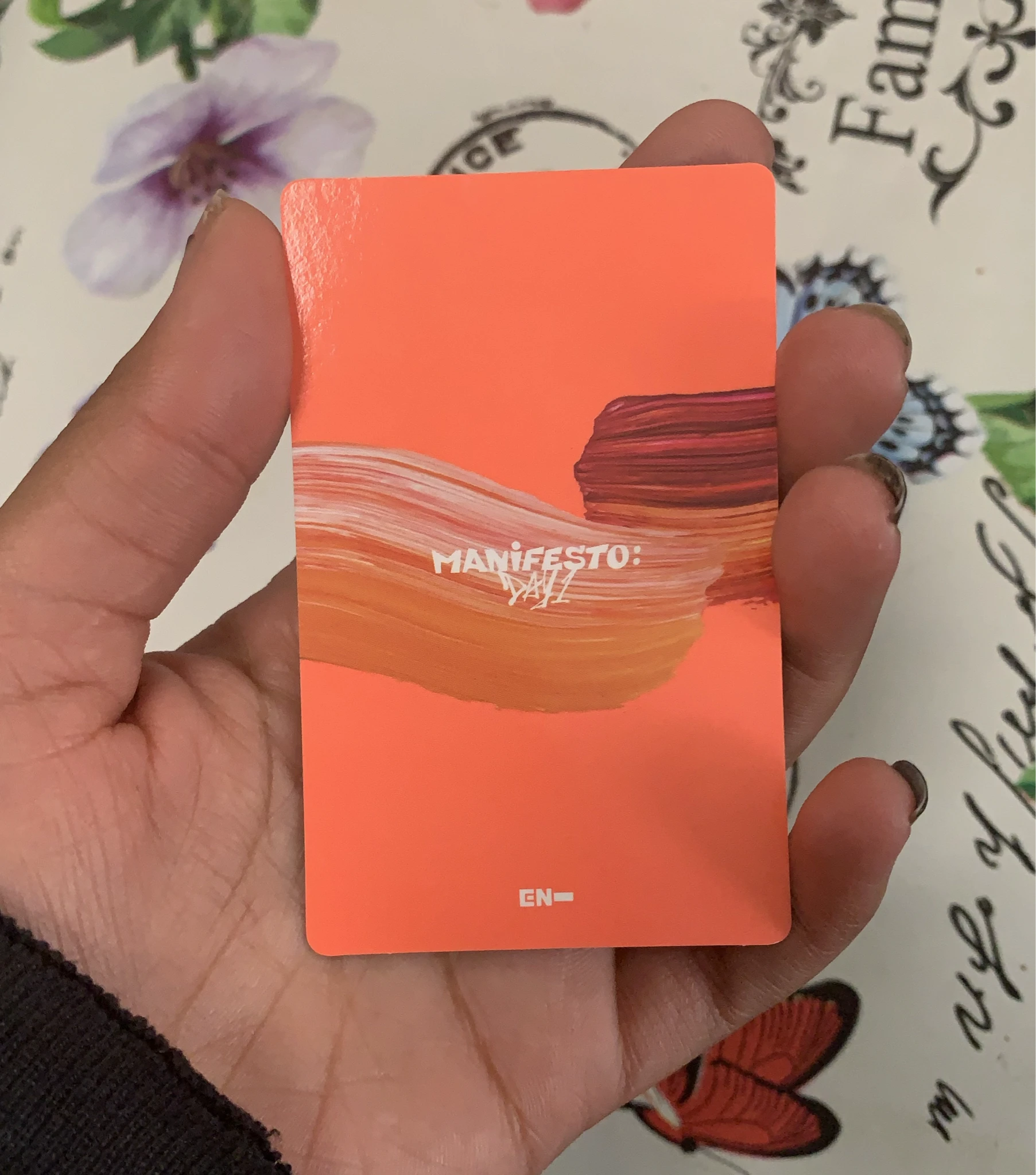 ENHYPEN Sunoo ENHYPEN - Sunoo - MANIFESTO: DAY 1 Album album photocard korean album engene version D version listing photo 2