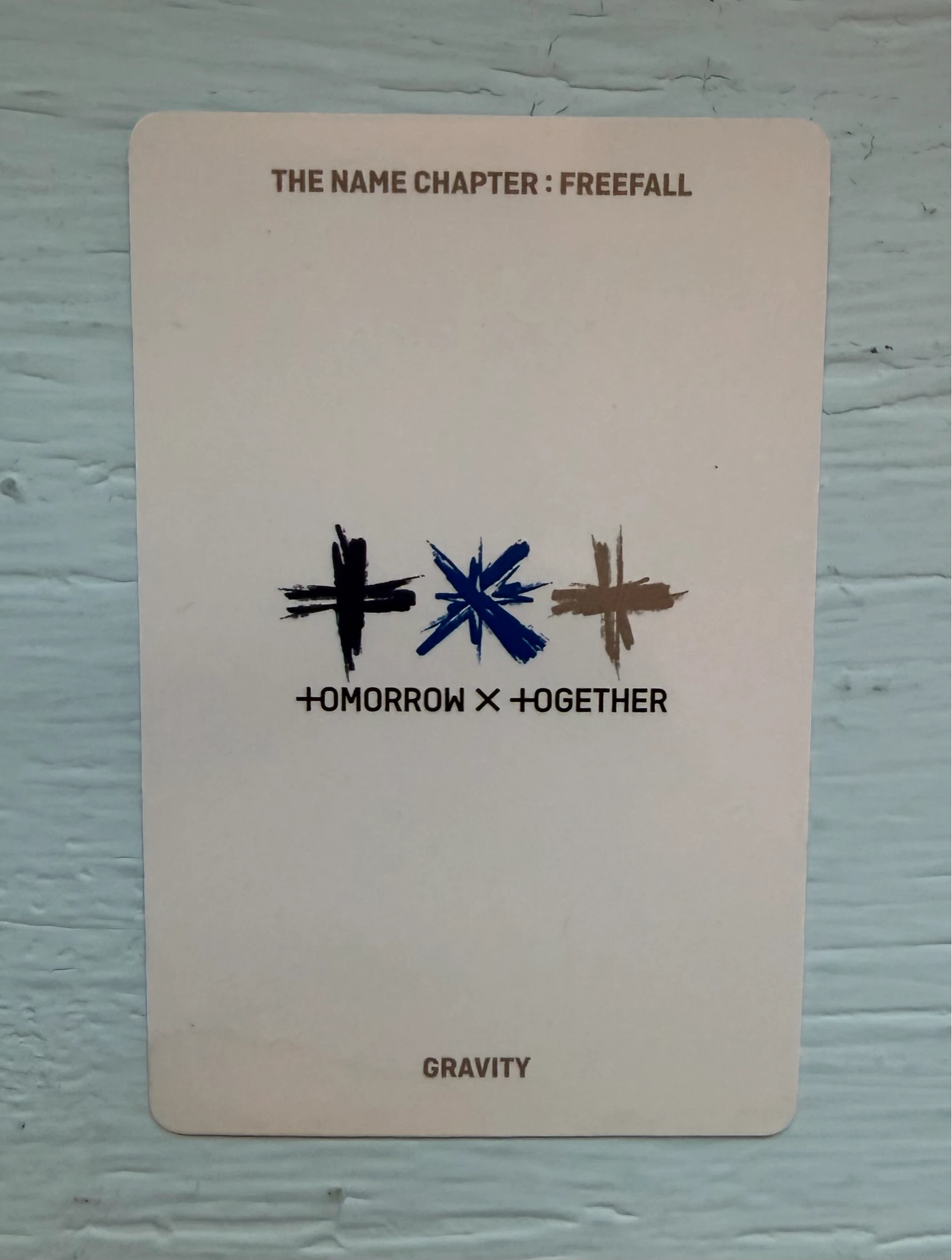 TOMORROW X TOGETHER Soobin TOMORROW X TOGETHER - Soobin - The Name Chapter: Freefall Album album photocard gravity ver. listing photo 2