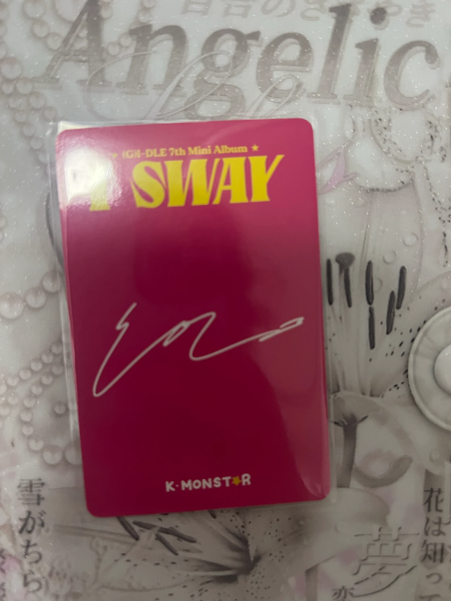i-dle Soyeon (G)I-DLE - Miyeon - I Sway Album k-monstar fansign round 1 listing photo 2
