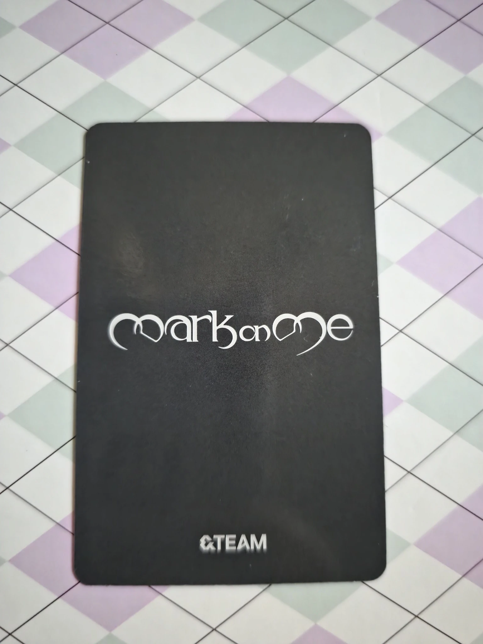 &TEAM EJ &TEAM - EJ - Mark on Me Album album photocard member version listing photo 2