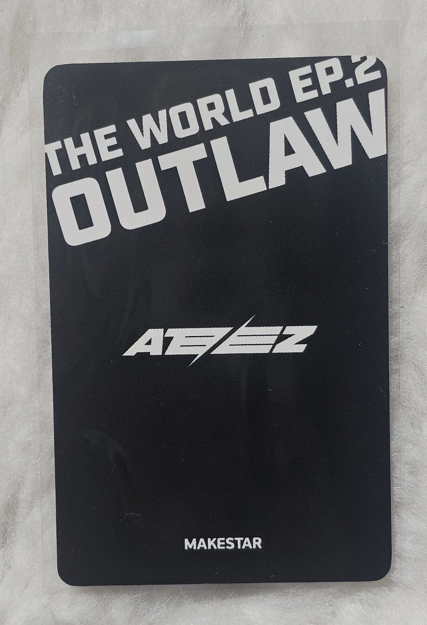 ATEEZ Jongho ATEEZ - Jongho - THE WORLD EP.2 : OUTLAW Album makestar pob (pre-order benefit) round 1 holographic (hologram) listing photo 2