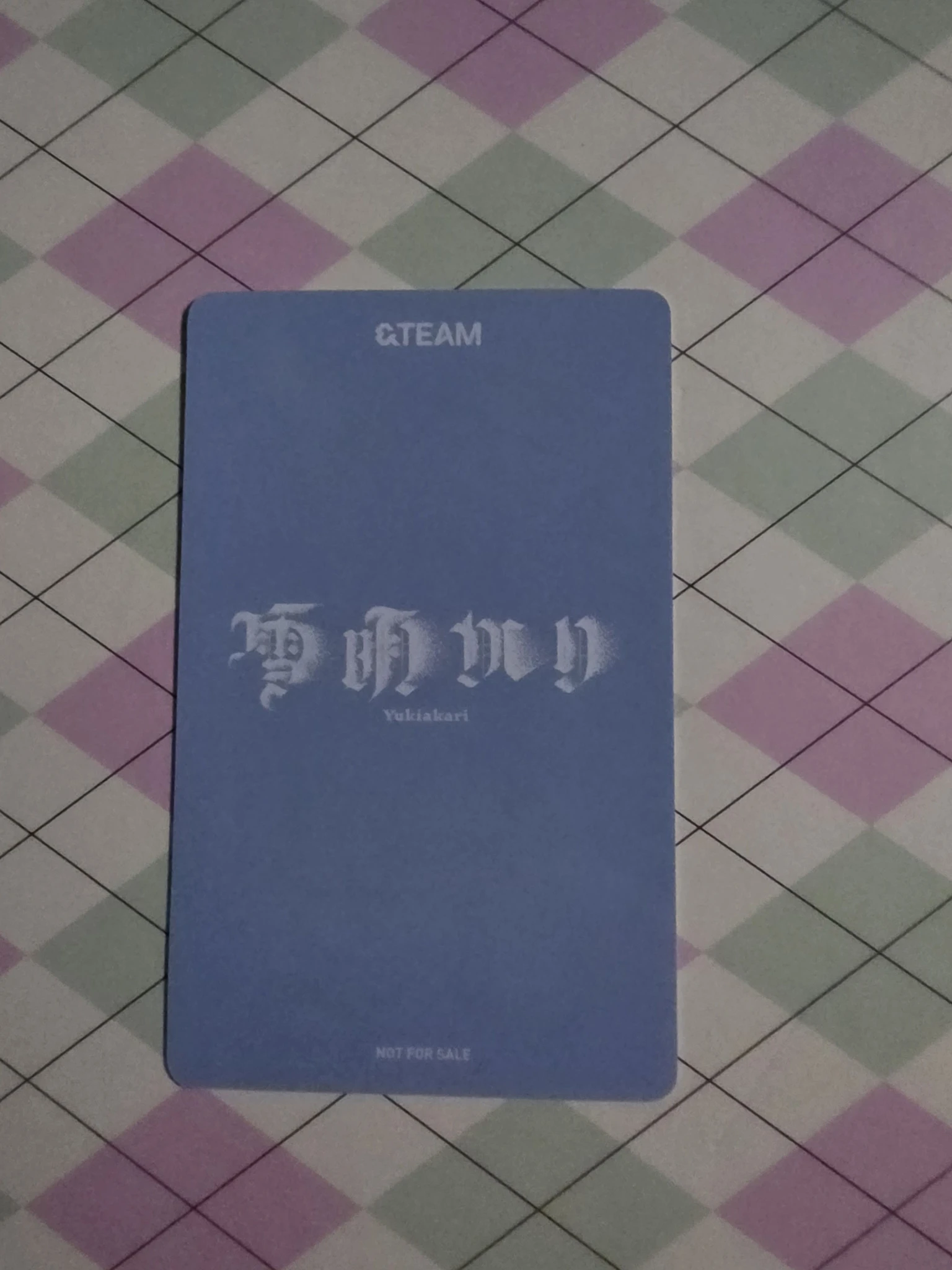 &TEAM Yuma &TEAM - Yuma - Yukiakari Album pre-order benefit (pob) UMS japan (universal music store) listing photo 2